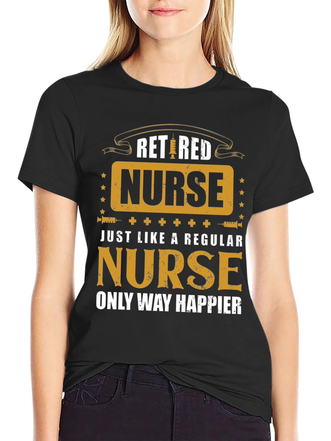 Retired Nurse Graphic T-Shirt