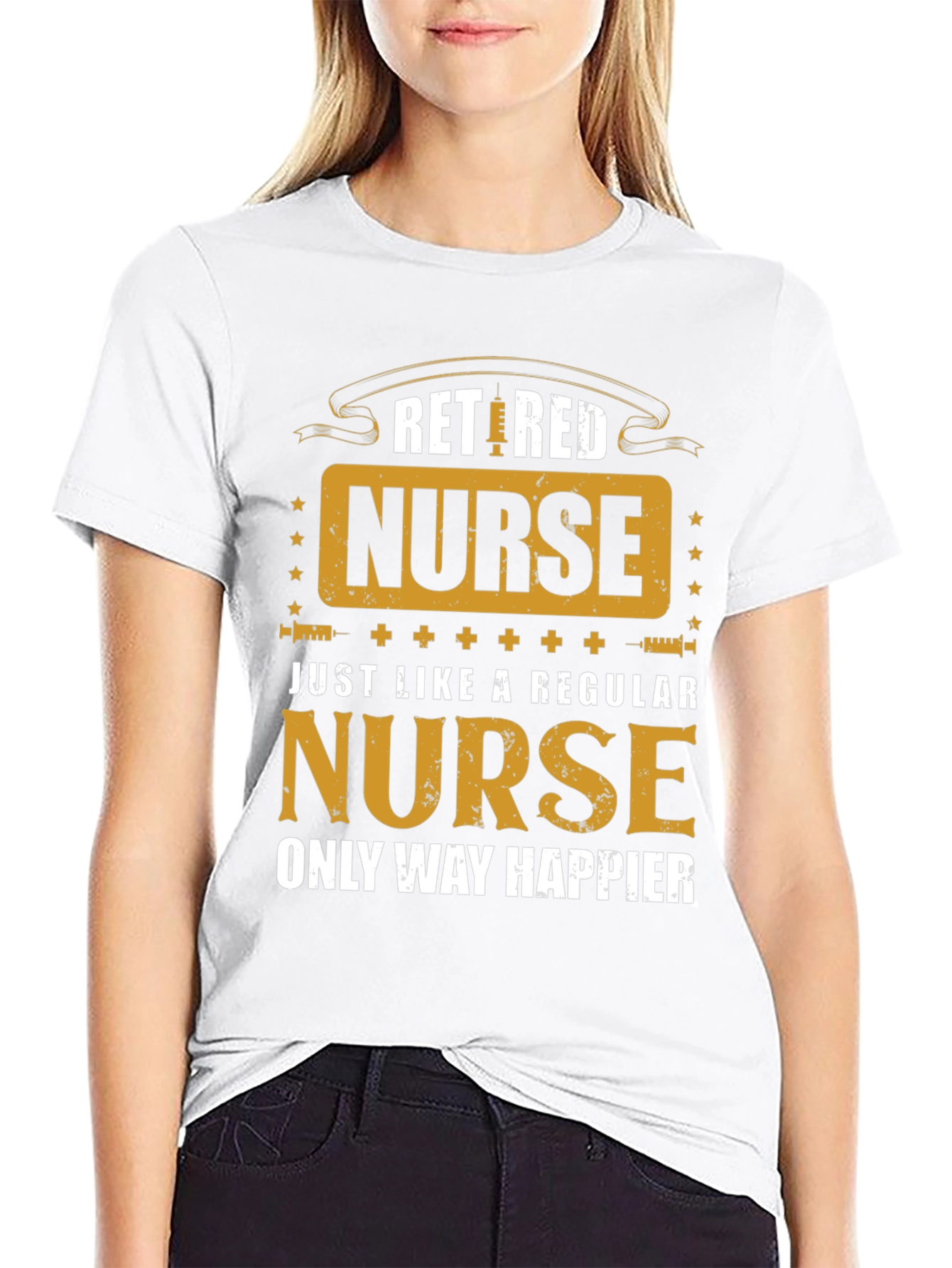 Retired Nurse Graphic T-Shirt