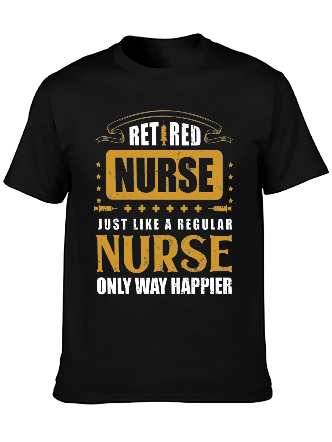 Retired Nurse Graphic T-Shirt