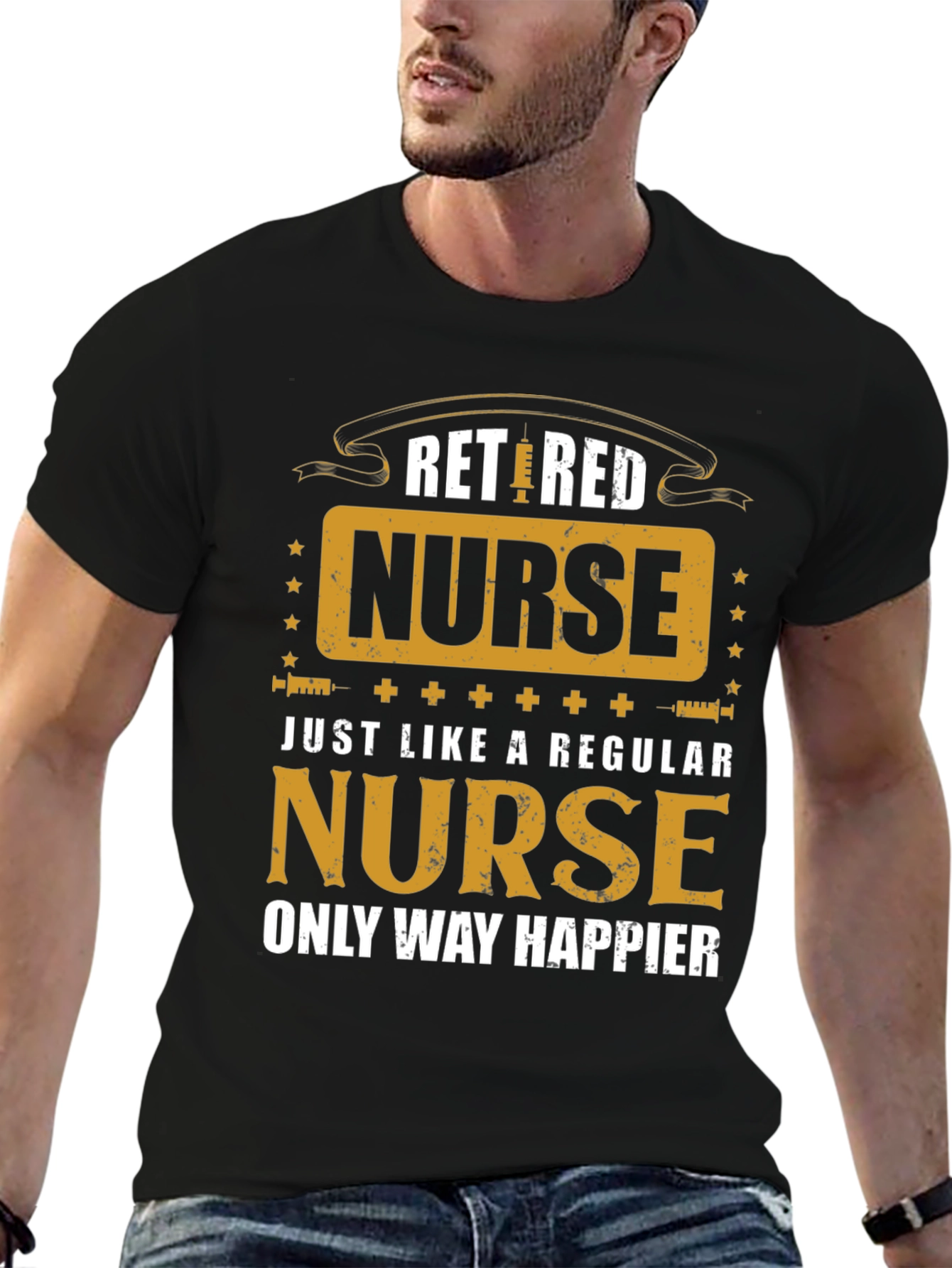 Retired Nurse Graphic T-Shirt