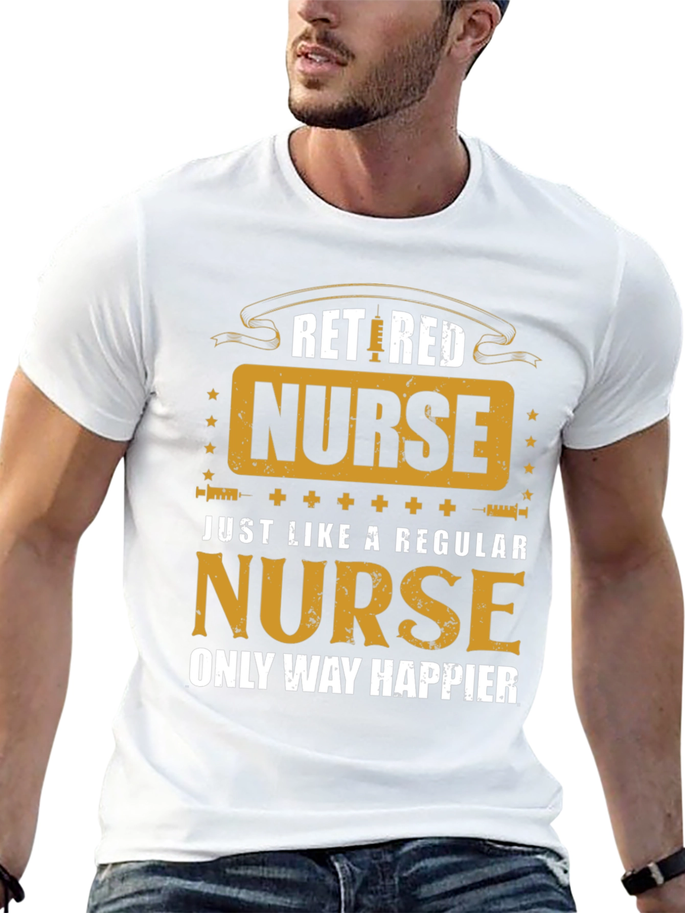 Retired Nurse Graphic T-Shirt