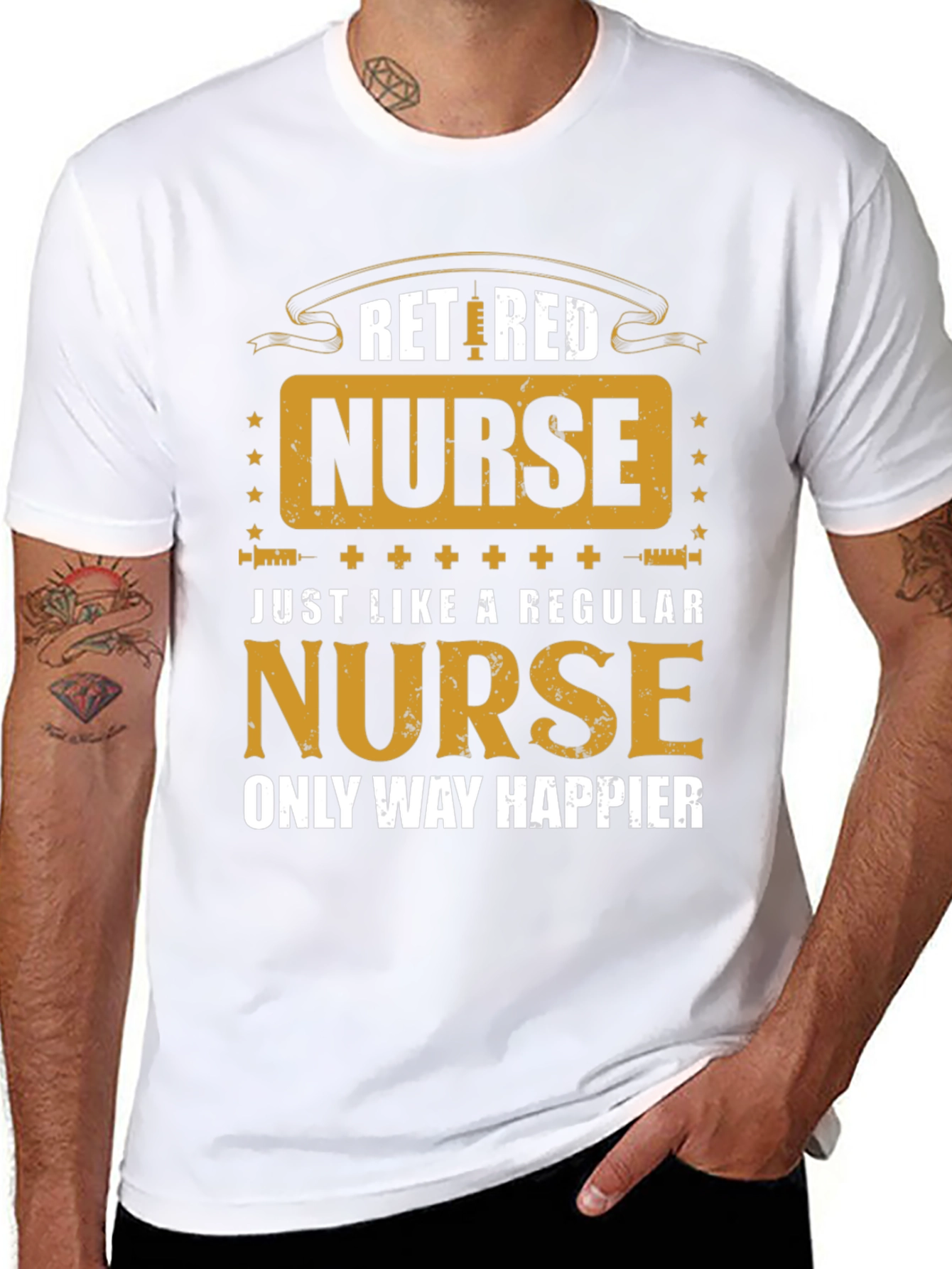Retired Nurse Graphic T-Shirt