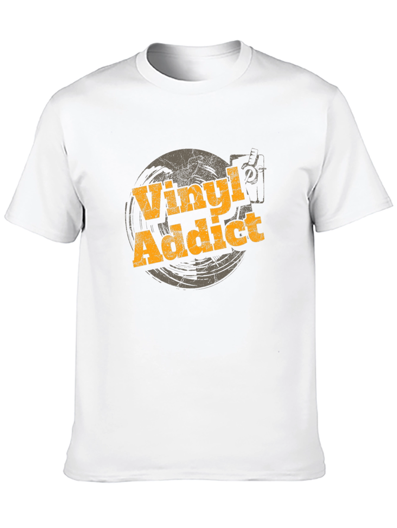 Vinyl Addict Black T-Shirt