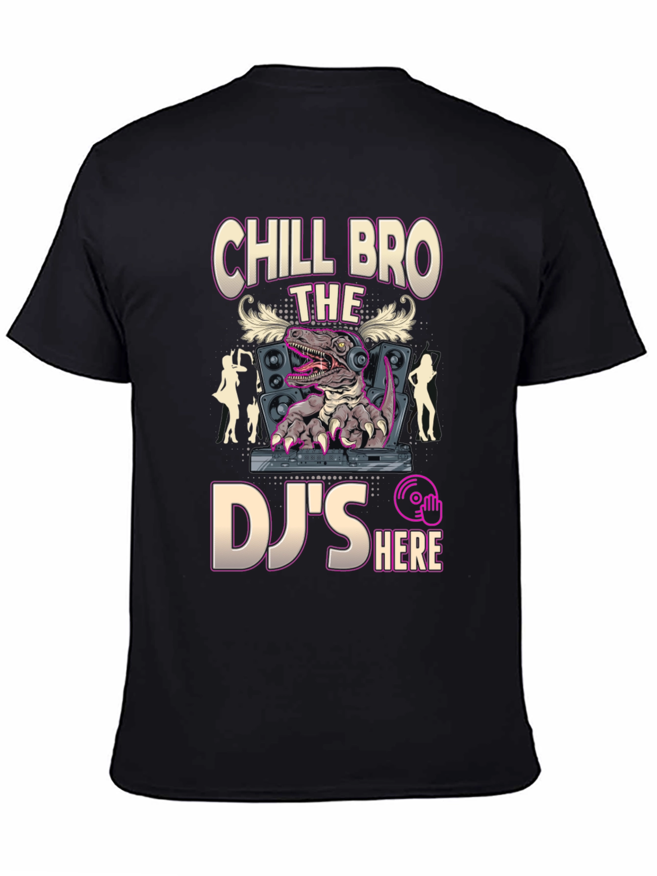 Chill Bro DJ Raptor Graphic Tee