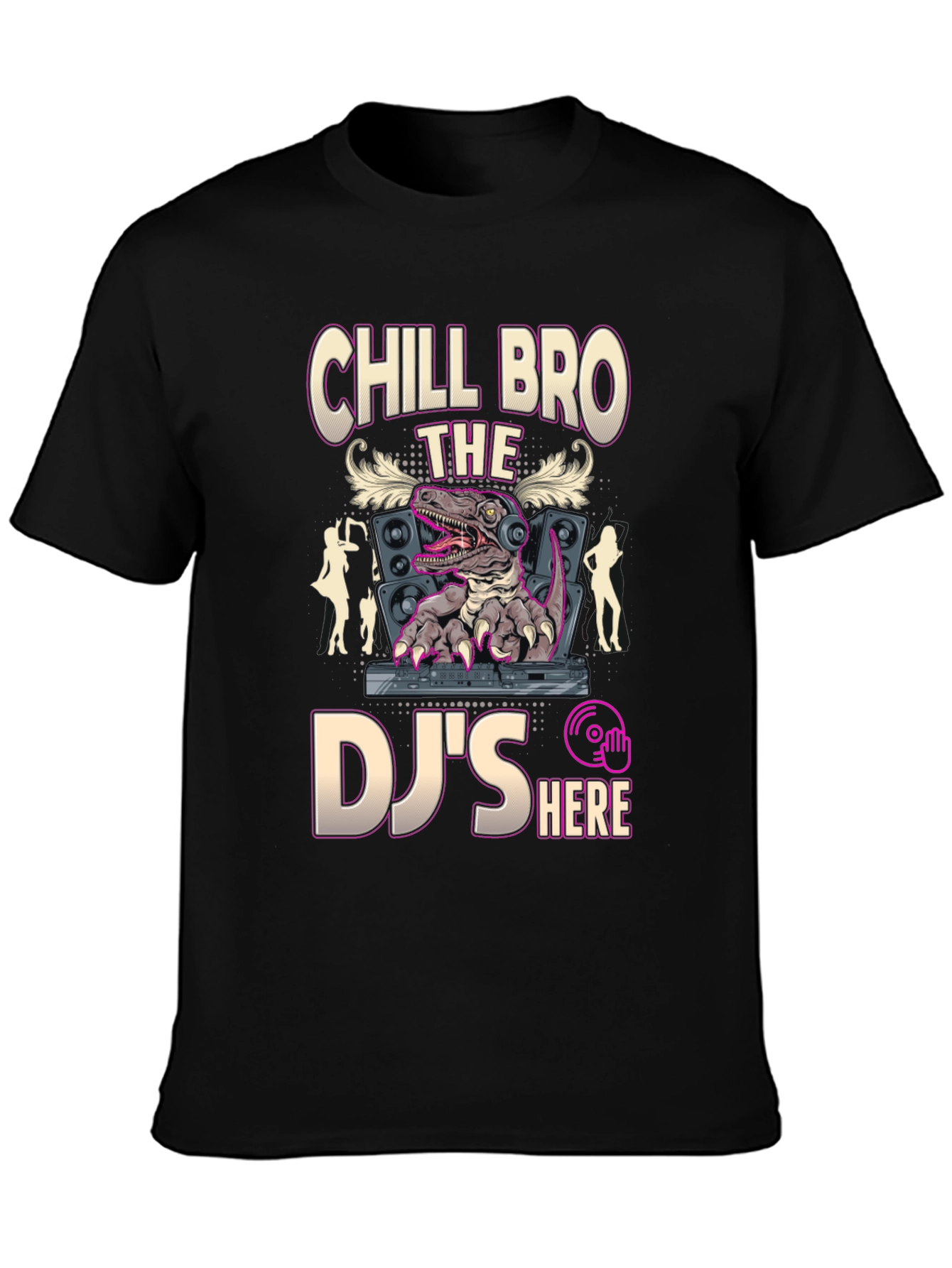 Chill Bro DJ Raptor Graphic Tee