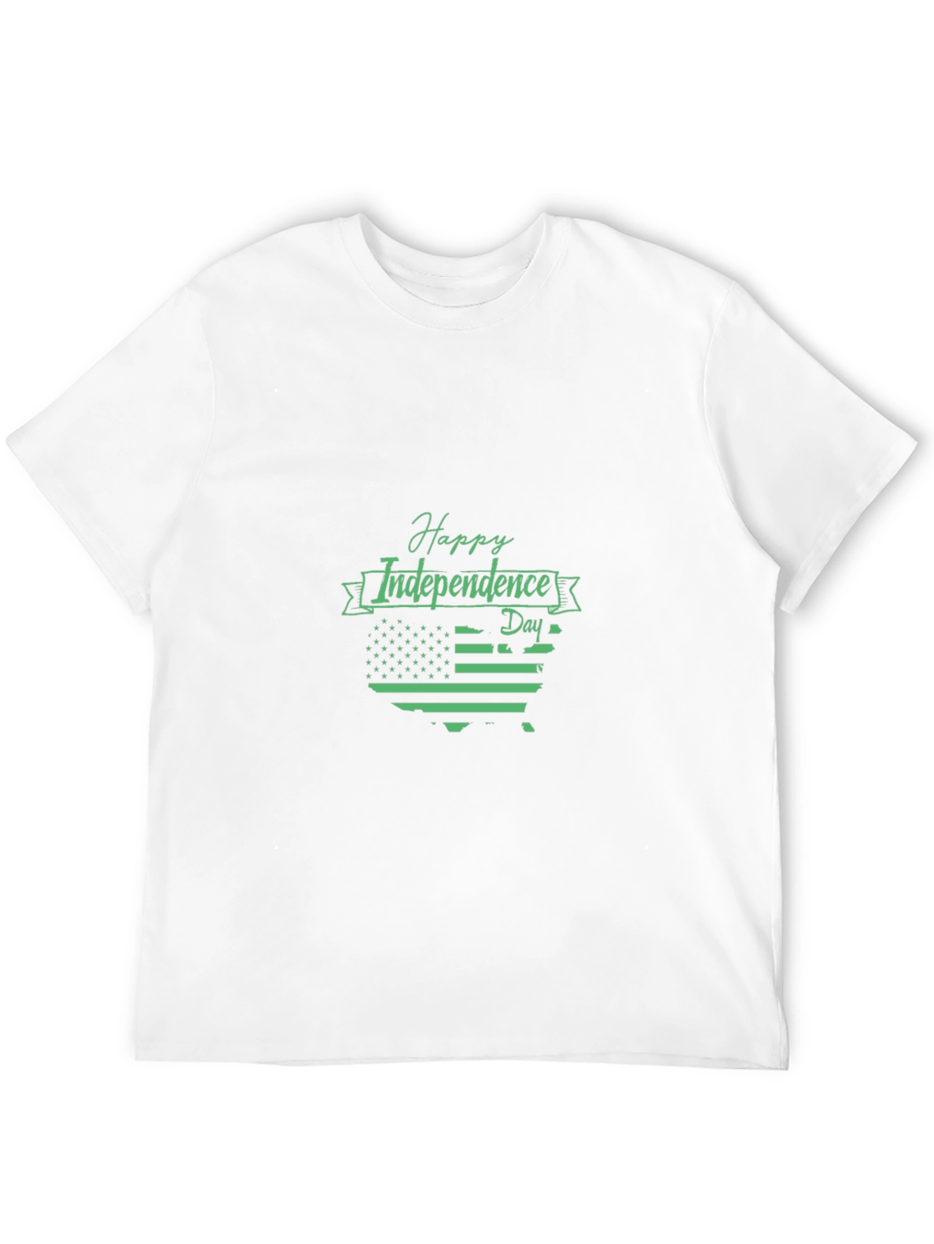 Happy Independence Day USA Map T-Shirt