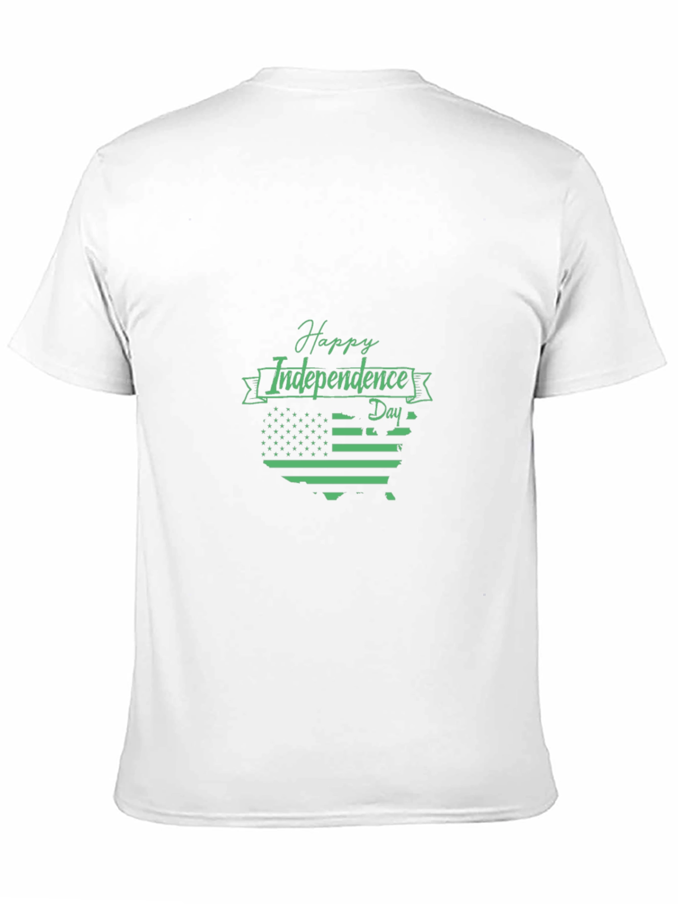 Happy Independence Day USA Map T-Shirt