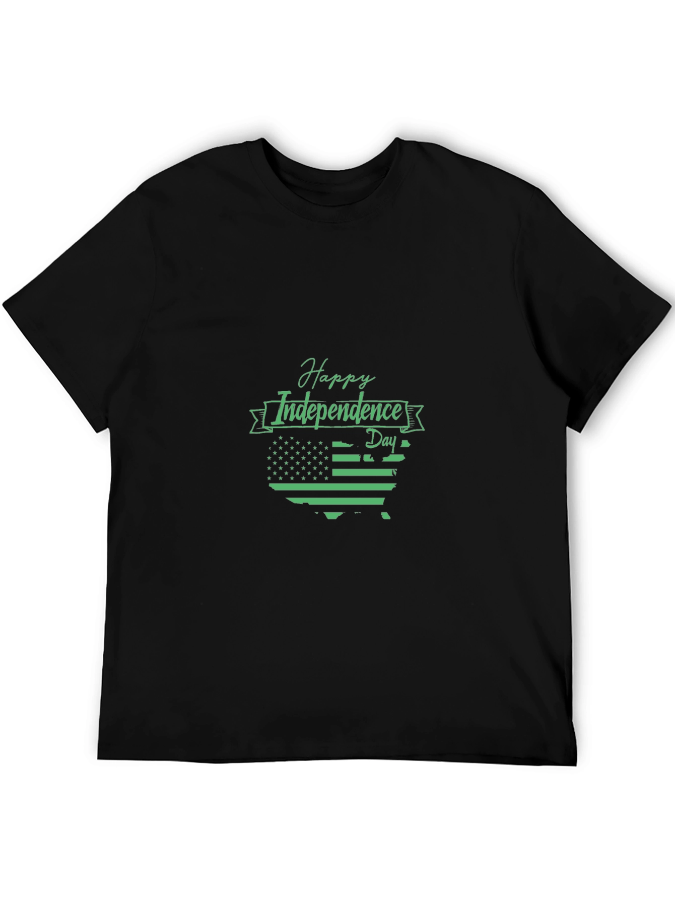 Happy Independence Day USA Map T-Shirt