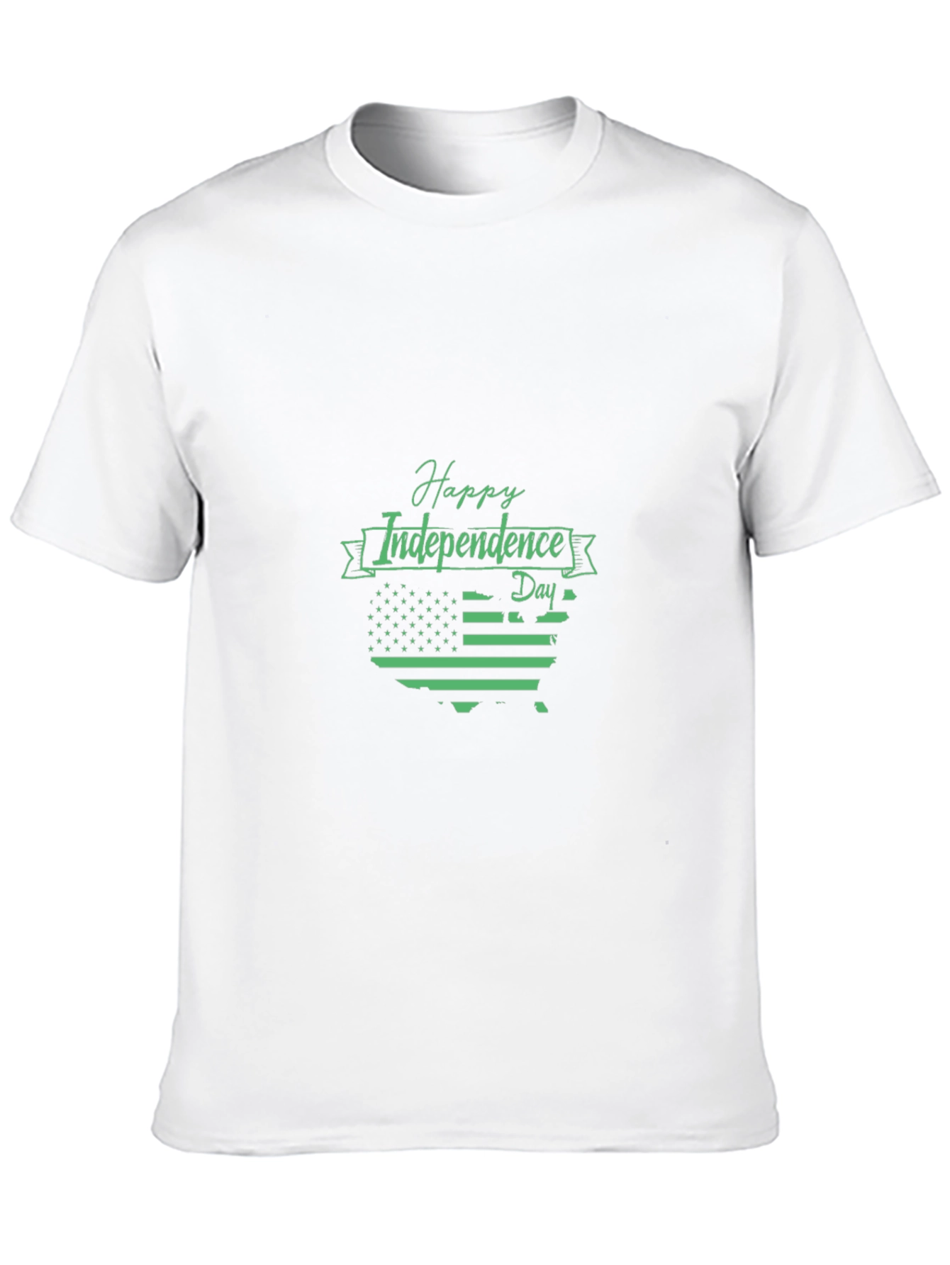 Happy Independence Day USA Map T-Shirt