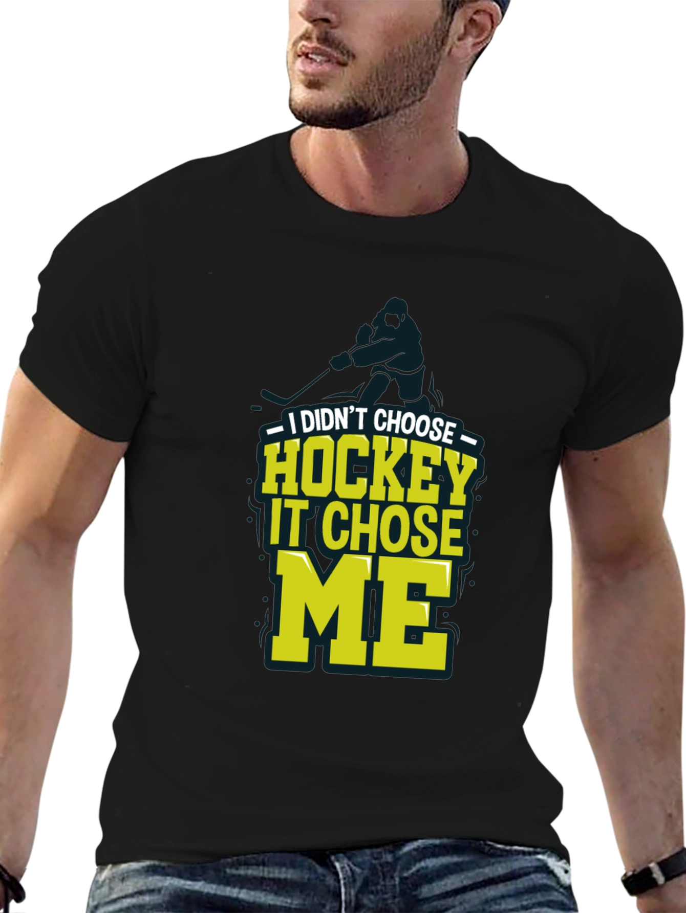 Hockey Chose Me Graphic Tee
