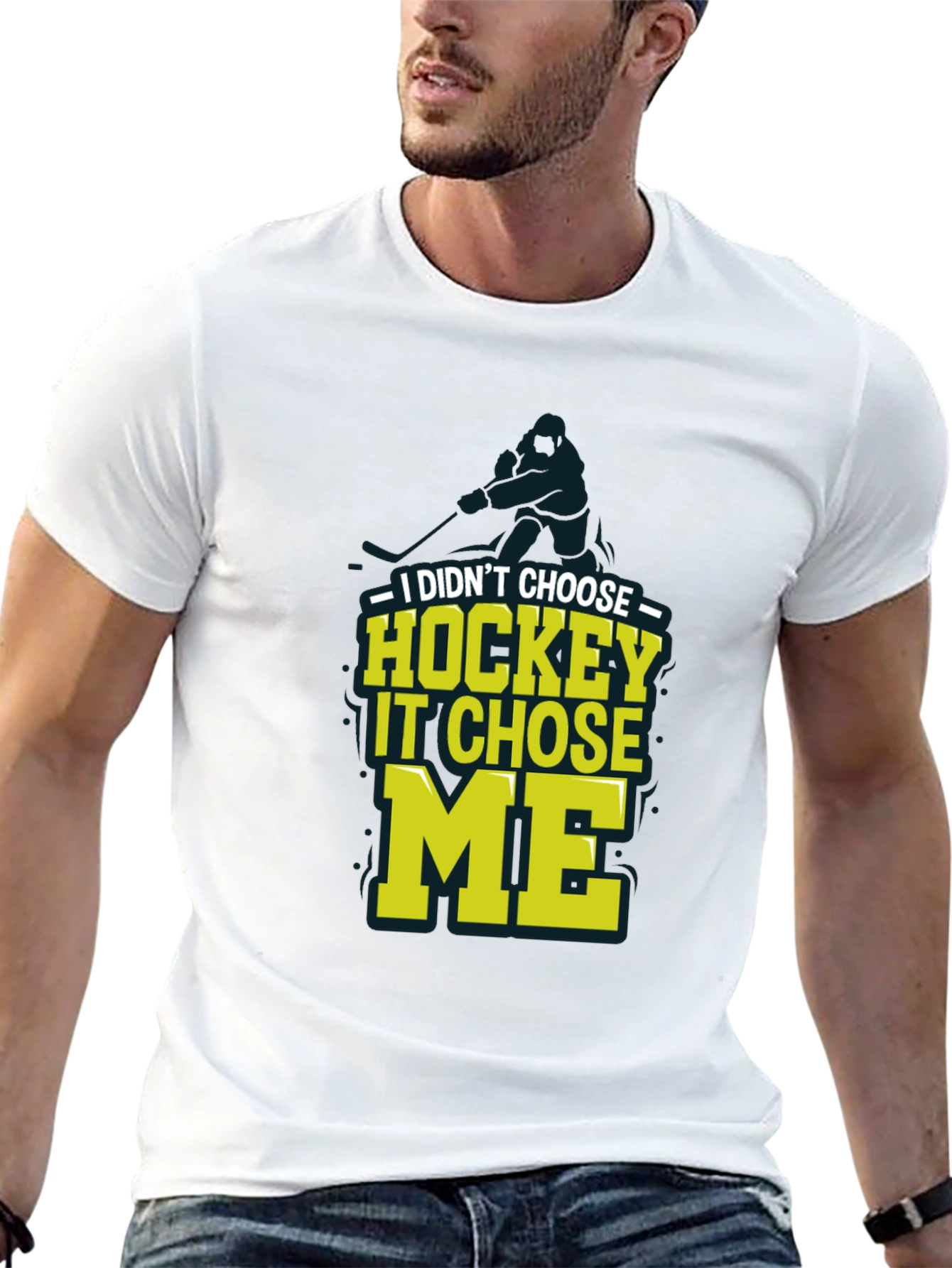 Hockey Chose Me Graphic Tee