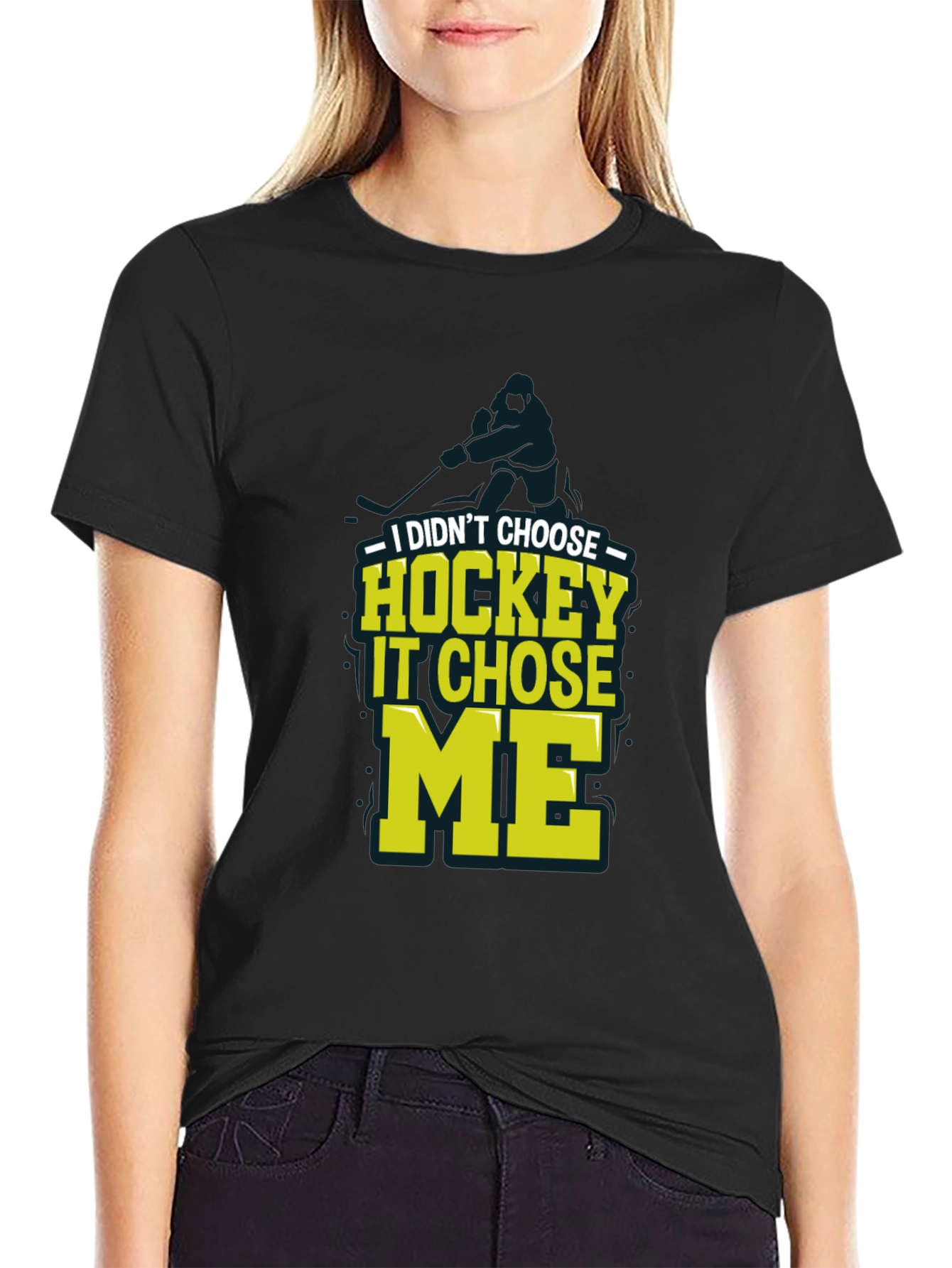Hockey Chose Me Graphic Tee