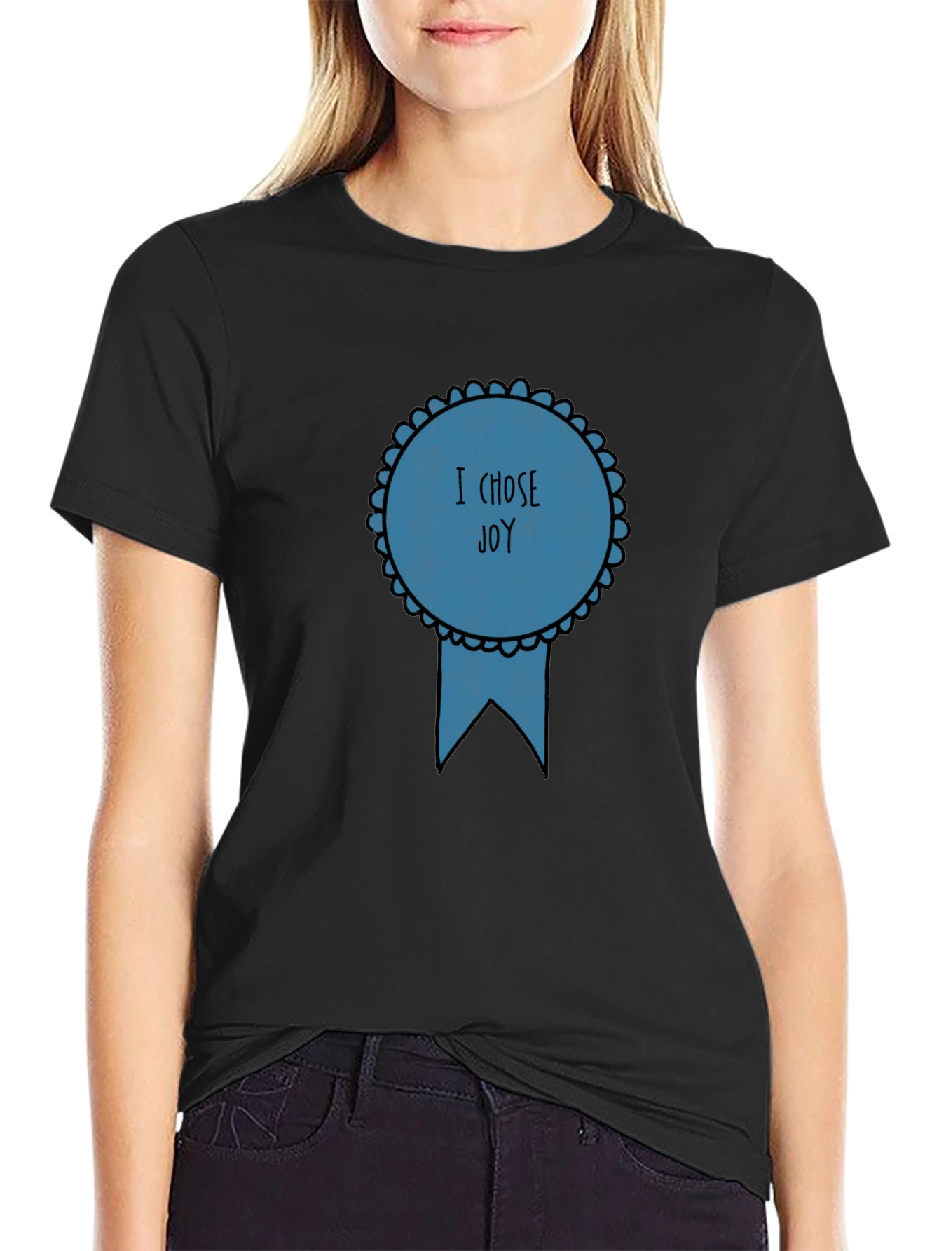 I Chose Joy T-Shirt Black