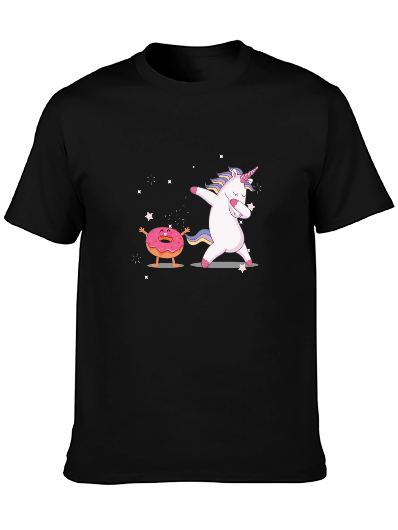 Unicorn & Donut Dabbing Graphic Tee