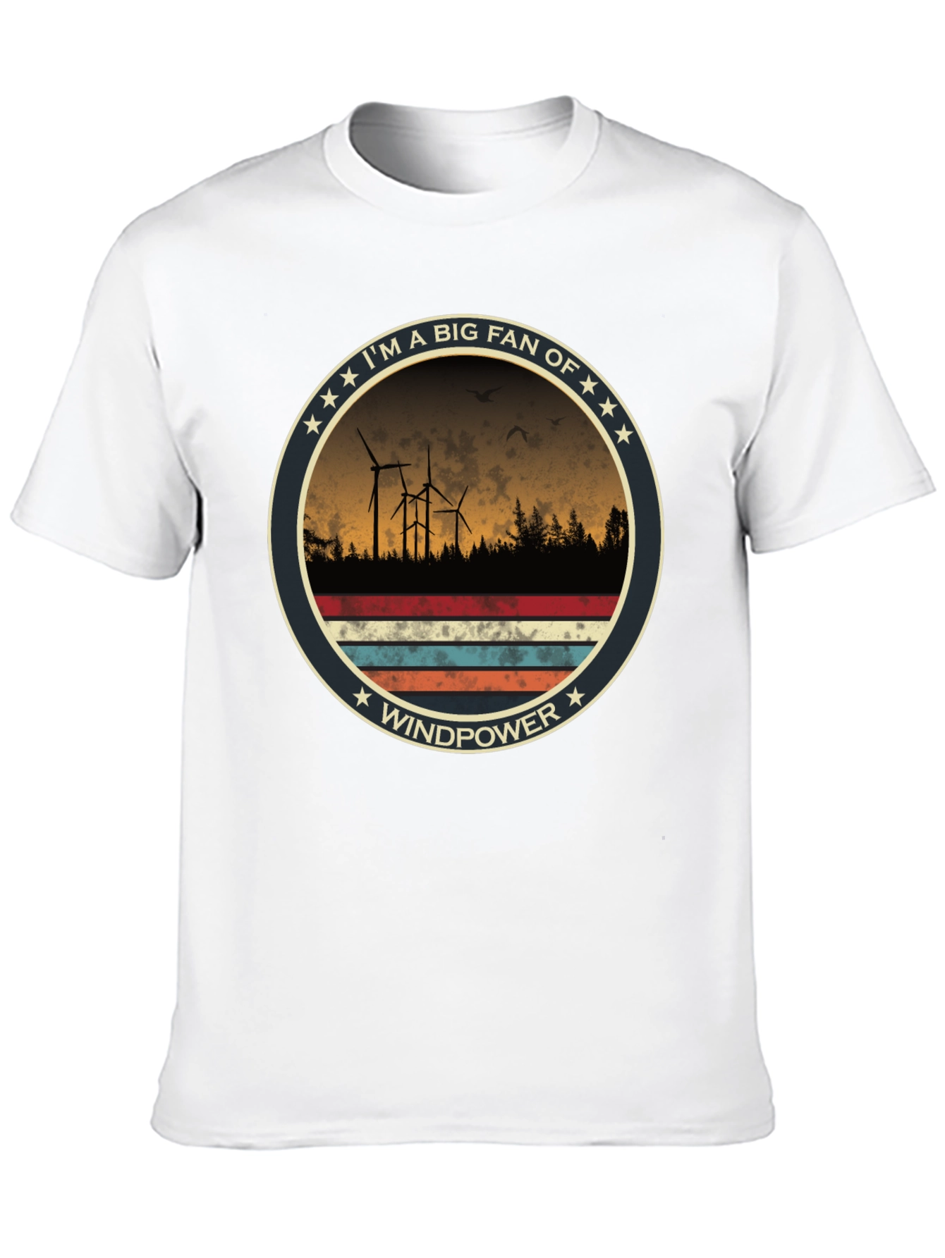 Windpower Fan T-Shirt - Eco-Friendly Energy Tee