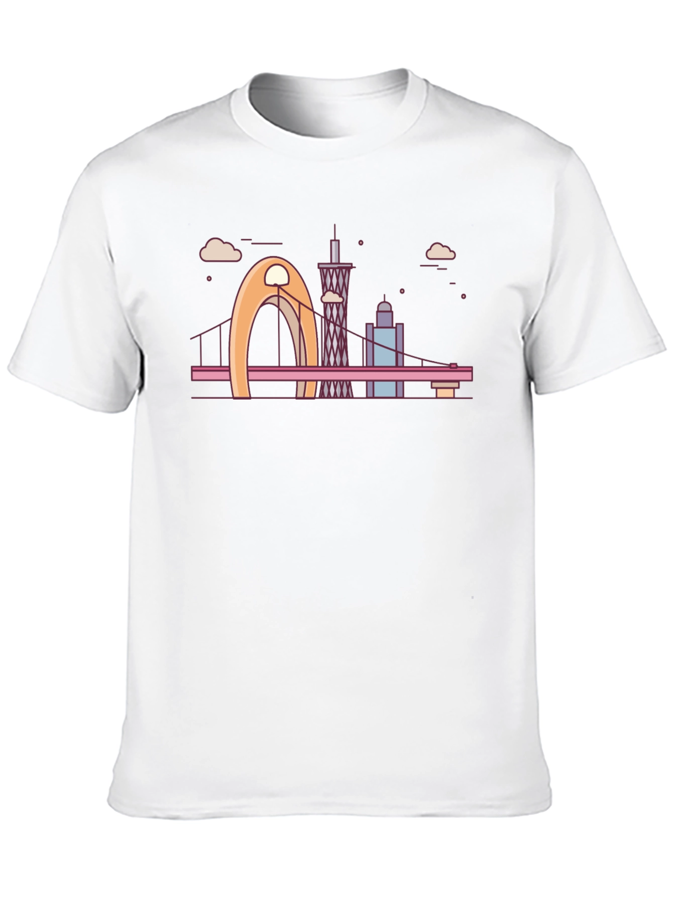 Guangzhou City Skyline T-Shirt