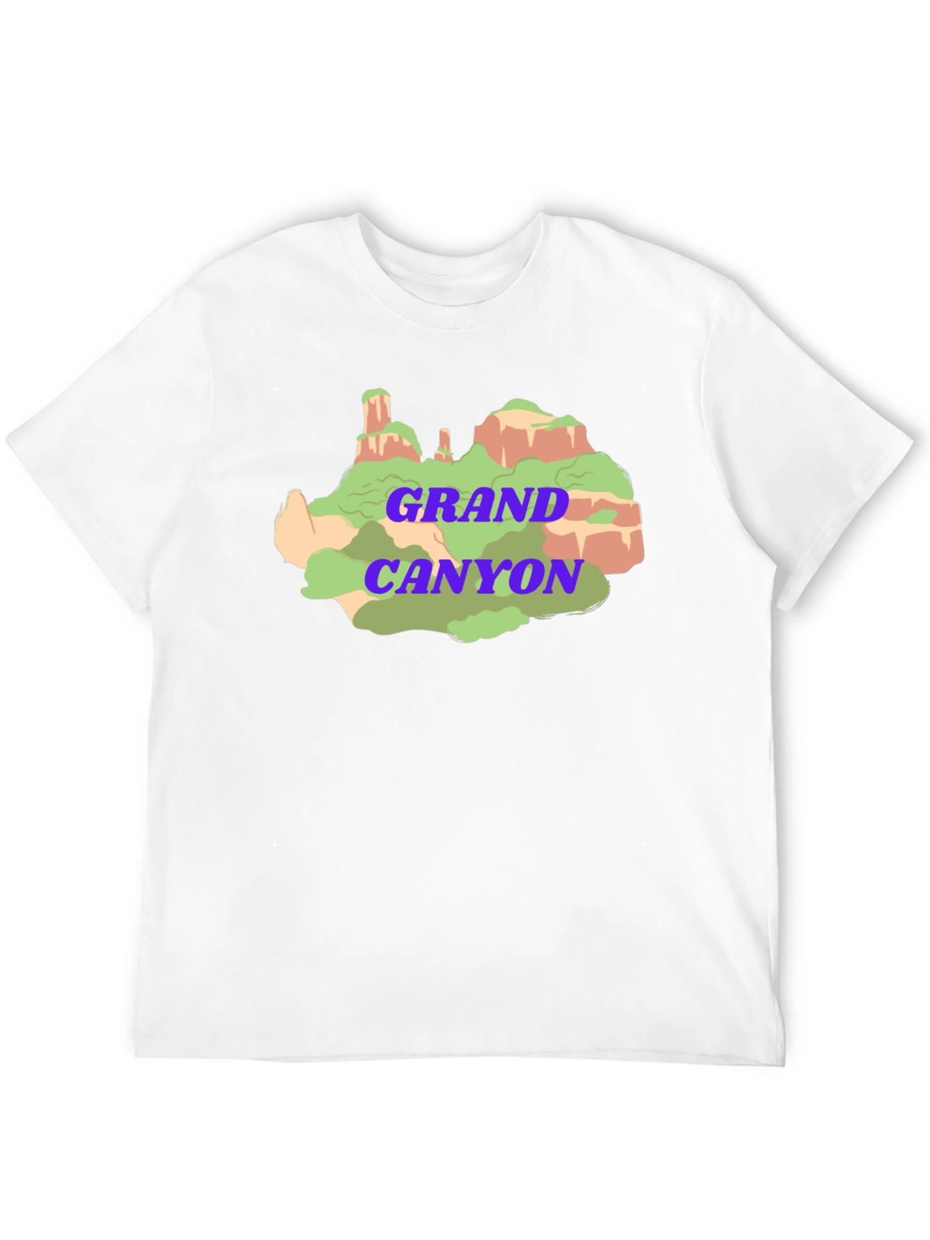 Grand Canyon Graphic Tee - Black Cotton T-Shirt