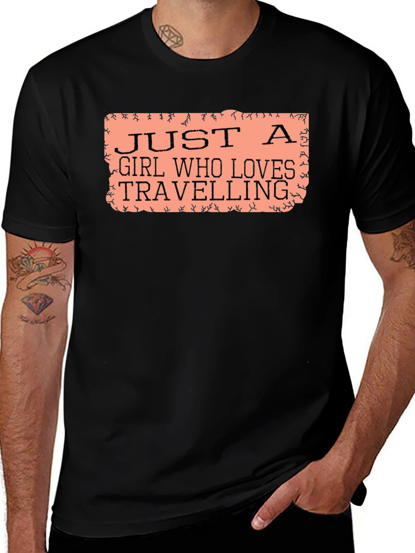 Just a Girl Who Loves Travelling T-Shirt