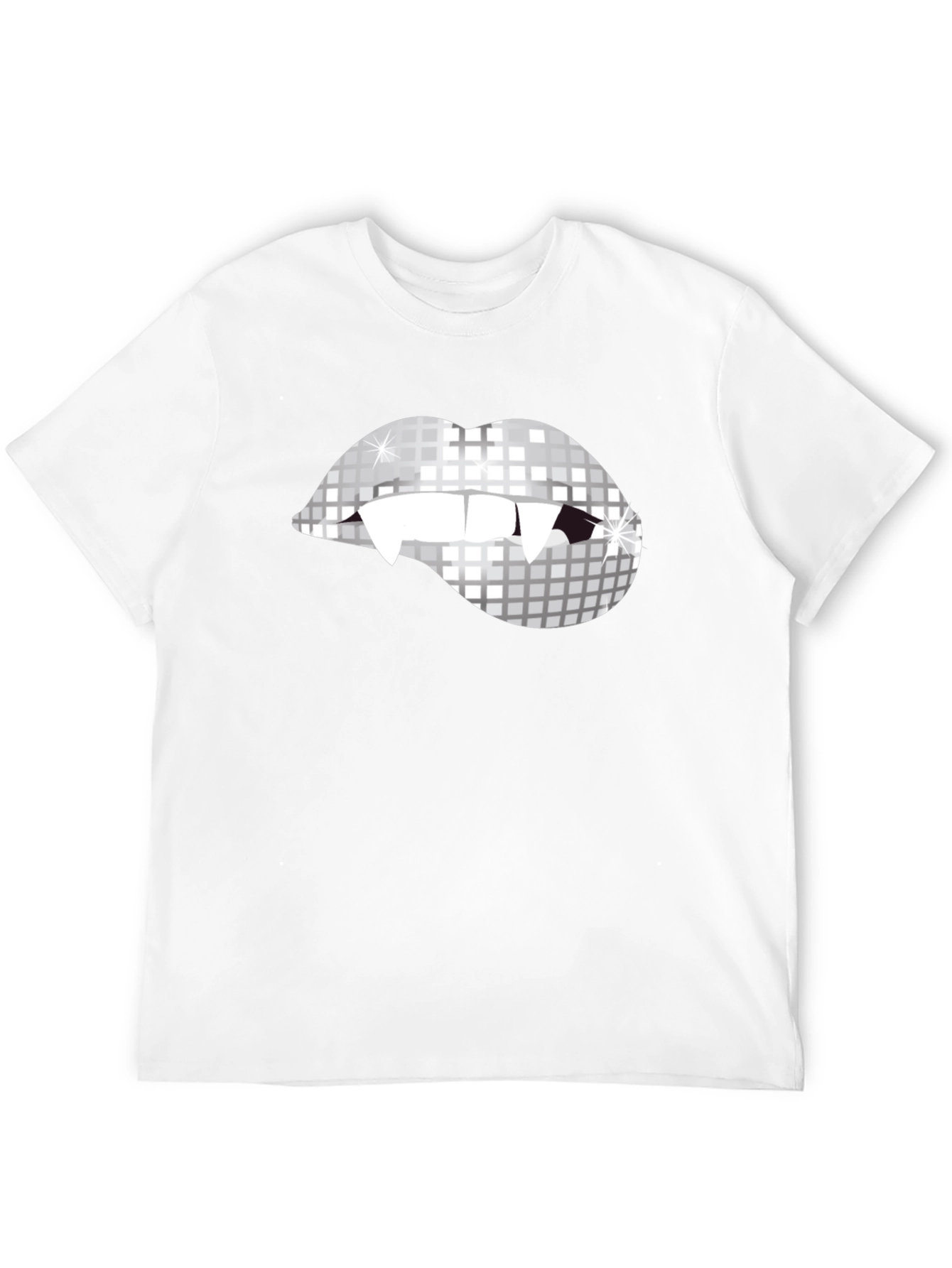 Vampire Disco Lips Graphic Tee - Halloween Party Ready!