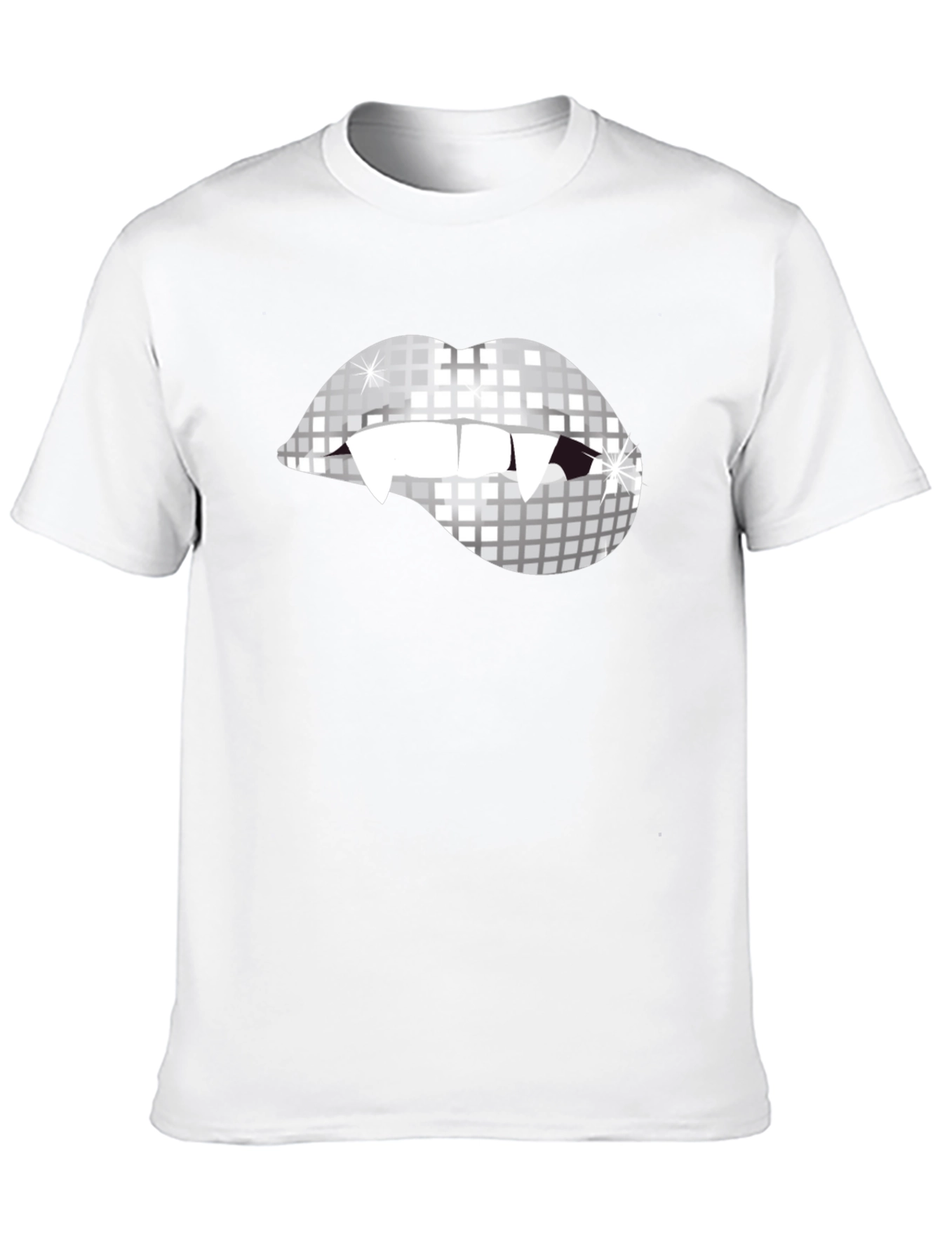 Vampire Disco Lips Graphic Tee - Halloween Party Ready!