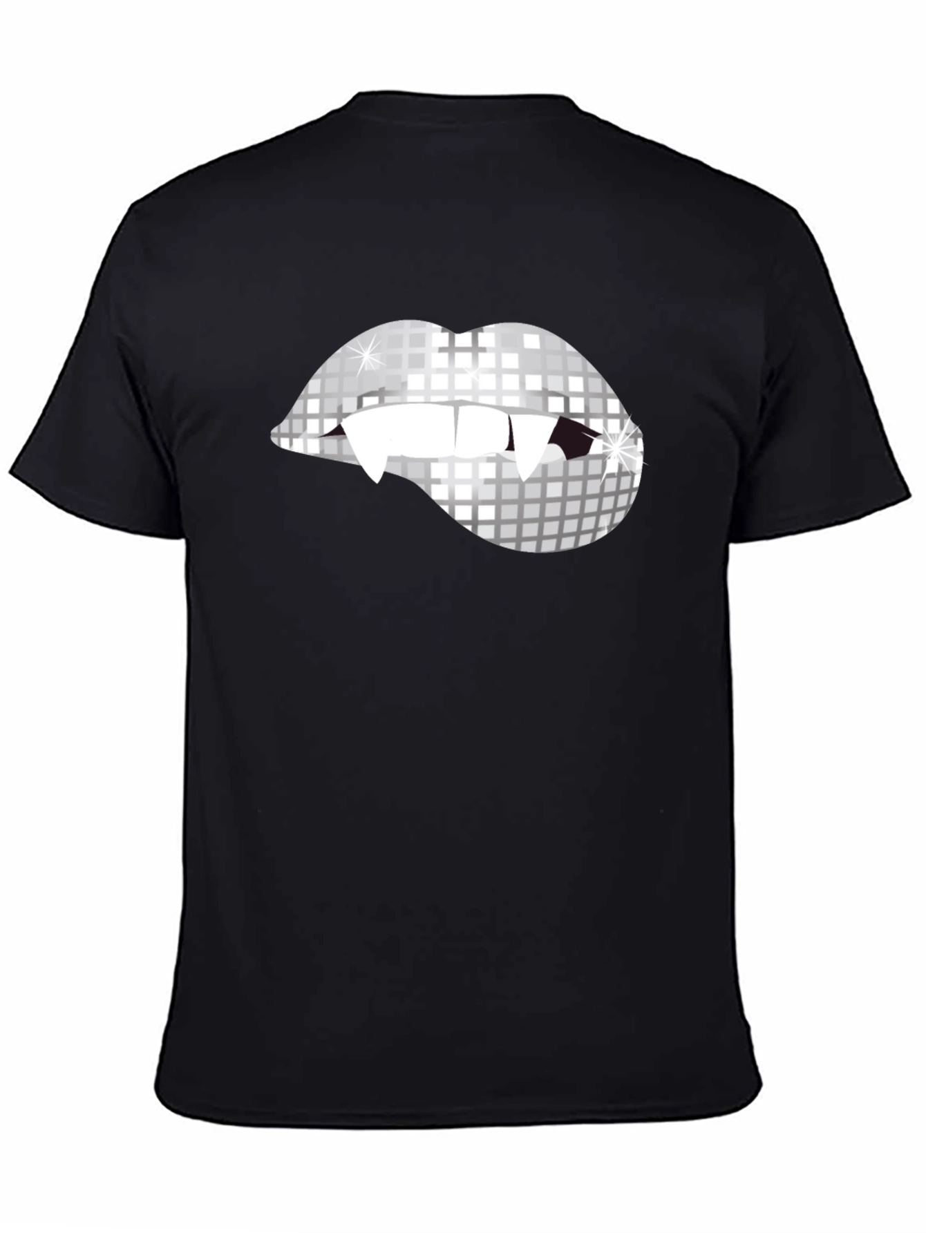 Vampire Disco Lips Graphic Tee - Halloween Party Ready!