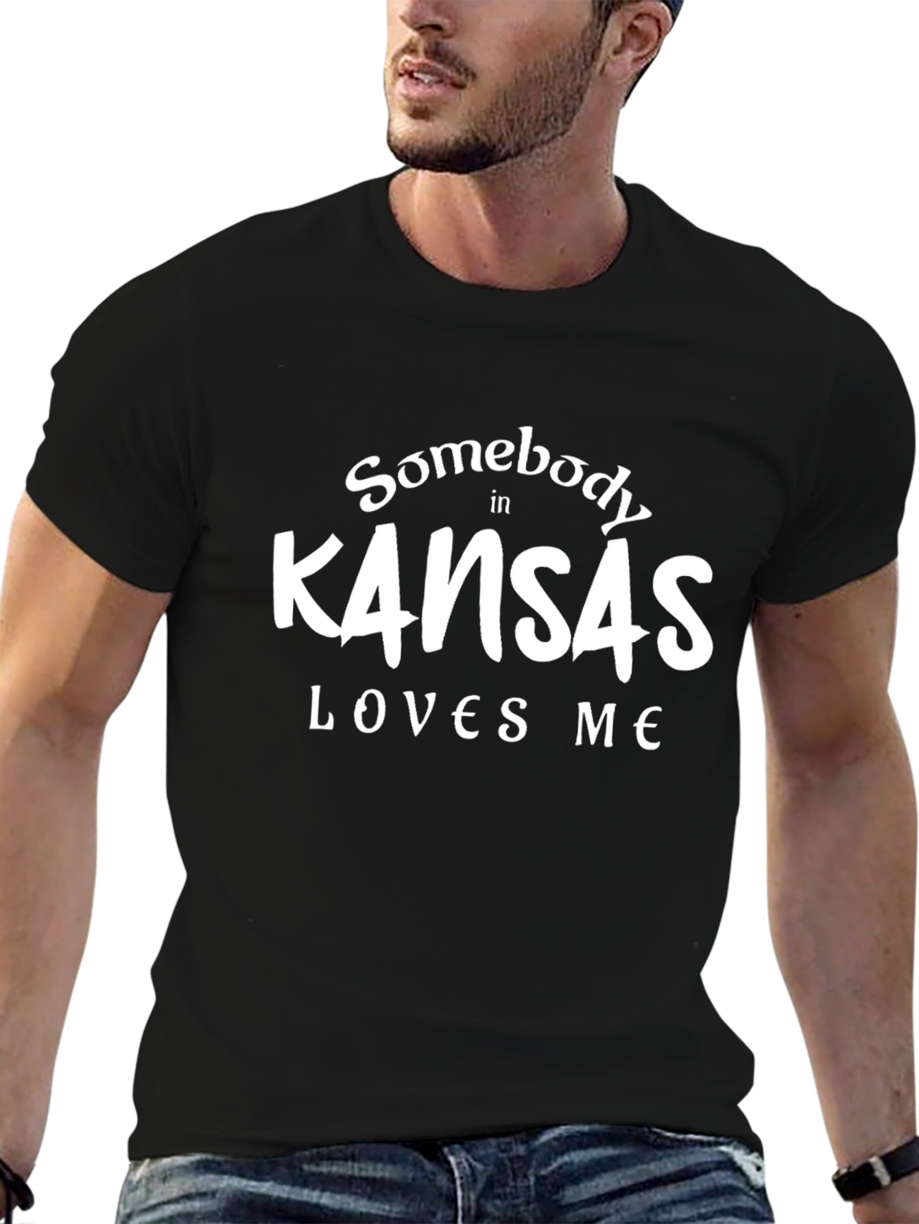 Somebody in Kansas Loves Me T-Shirt