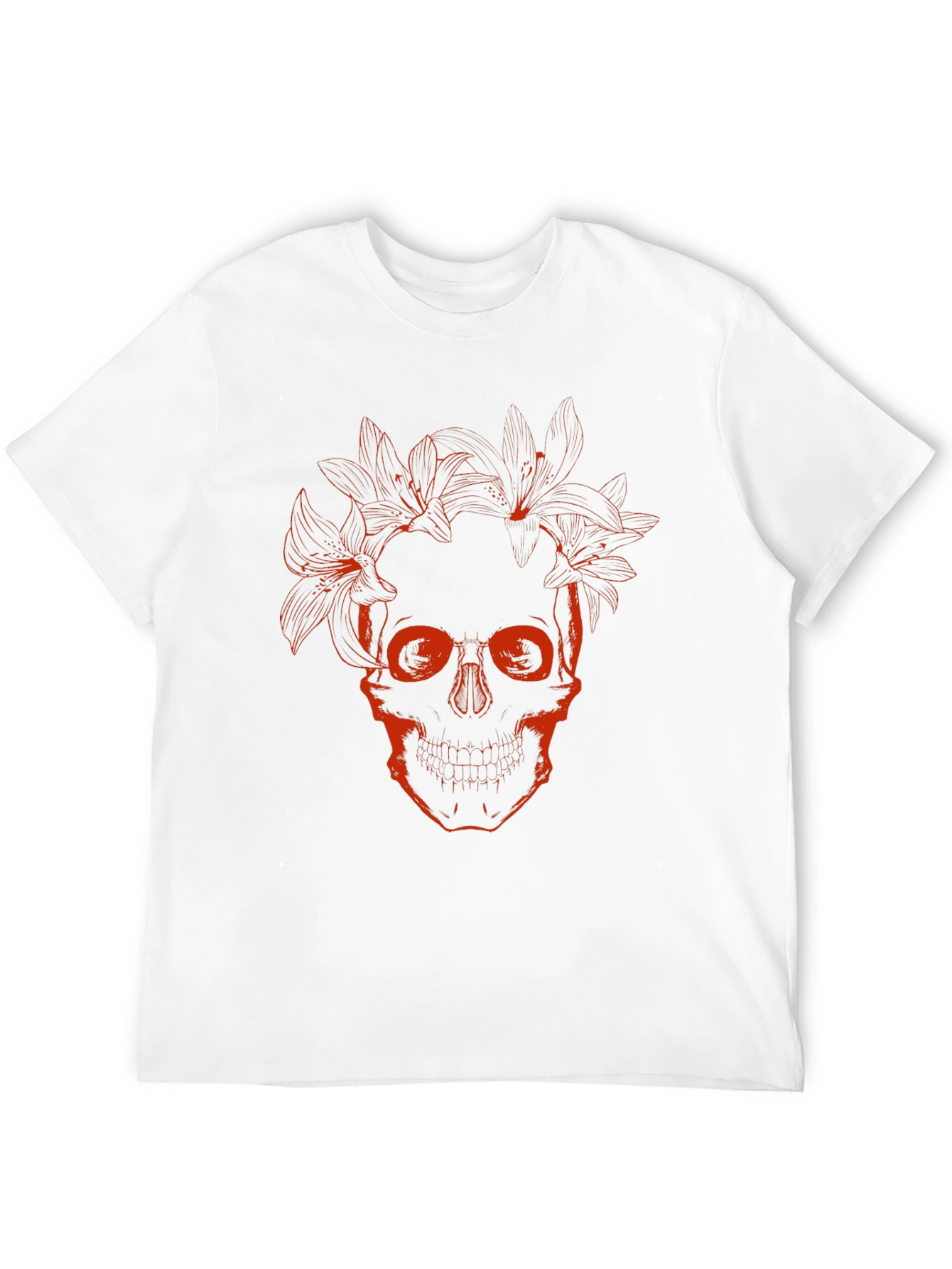 Skull & Lily Graphic Black T-Shirt