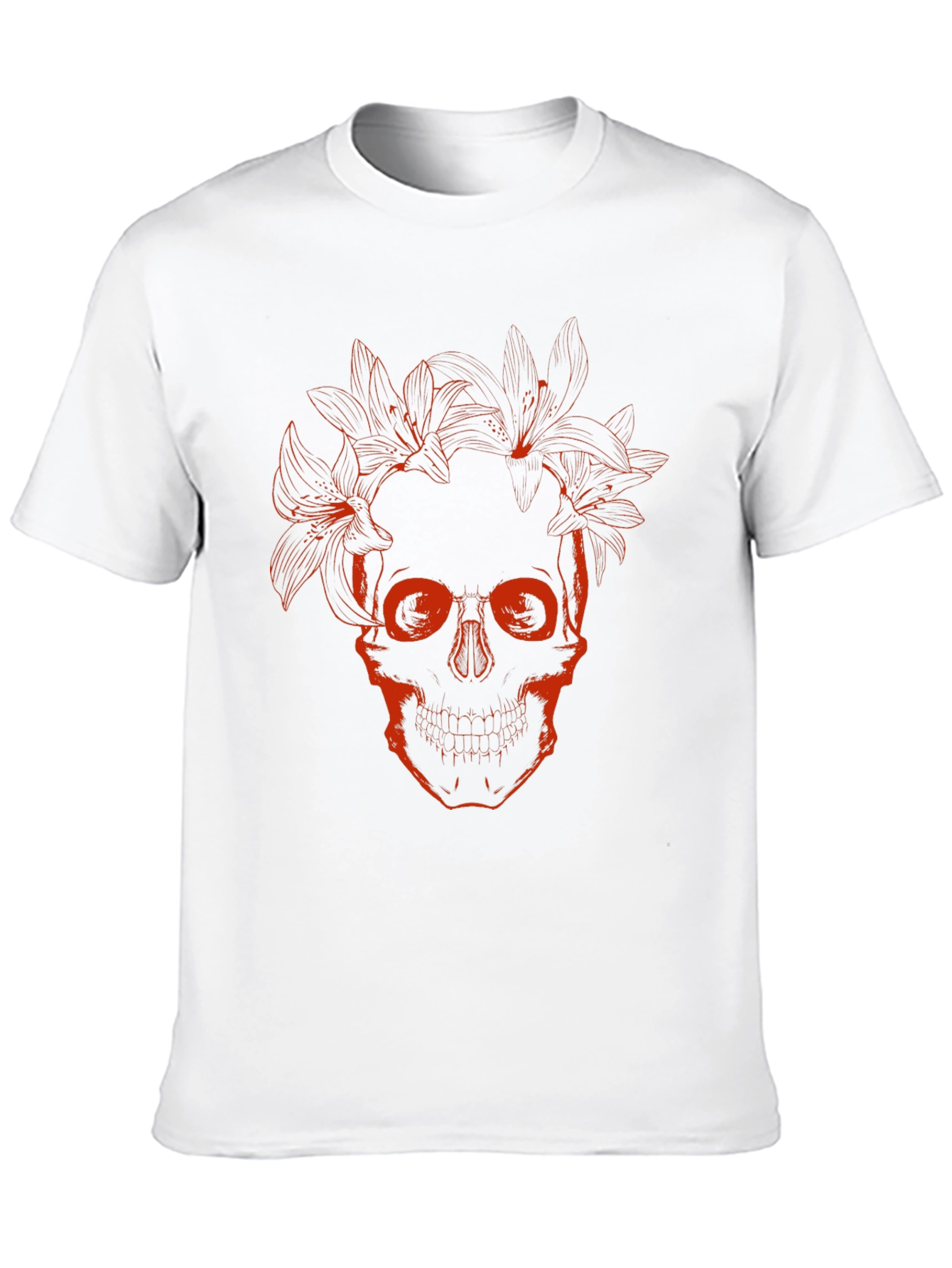Skull & Lily Graphic Black T-Shirt
