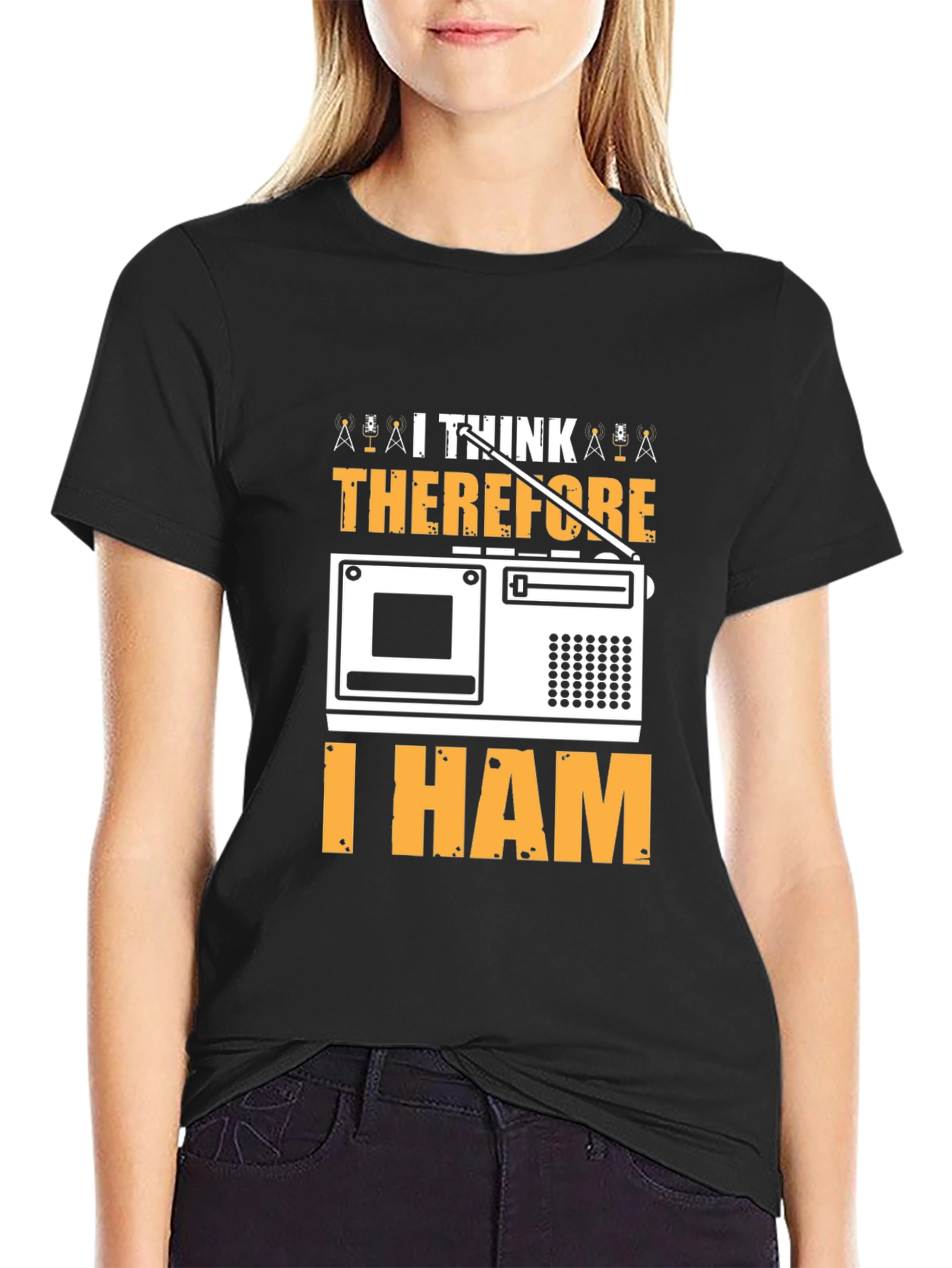 I Think Therefore I HAM Radio T-Shirt