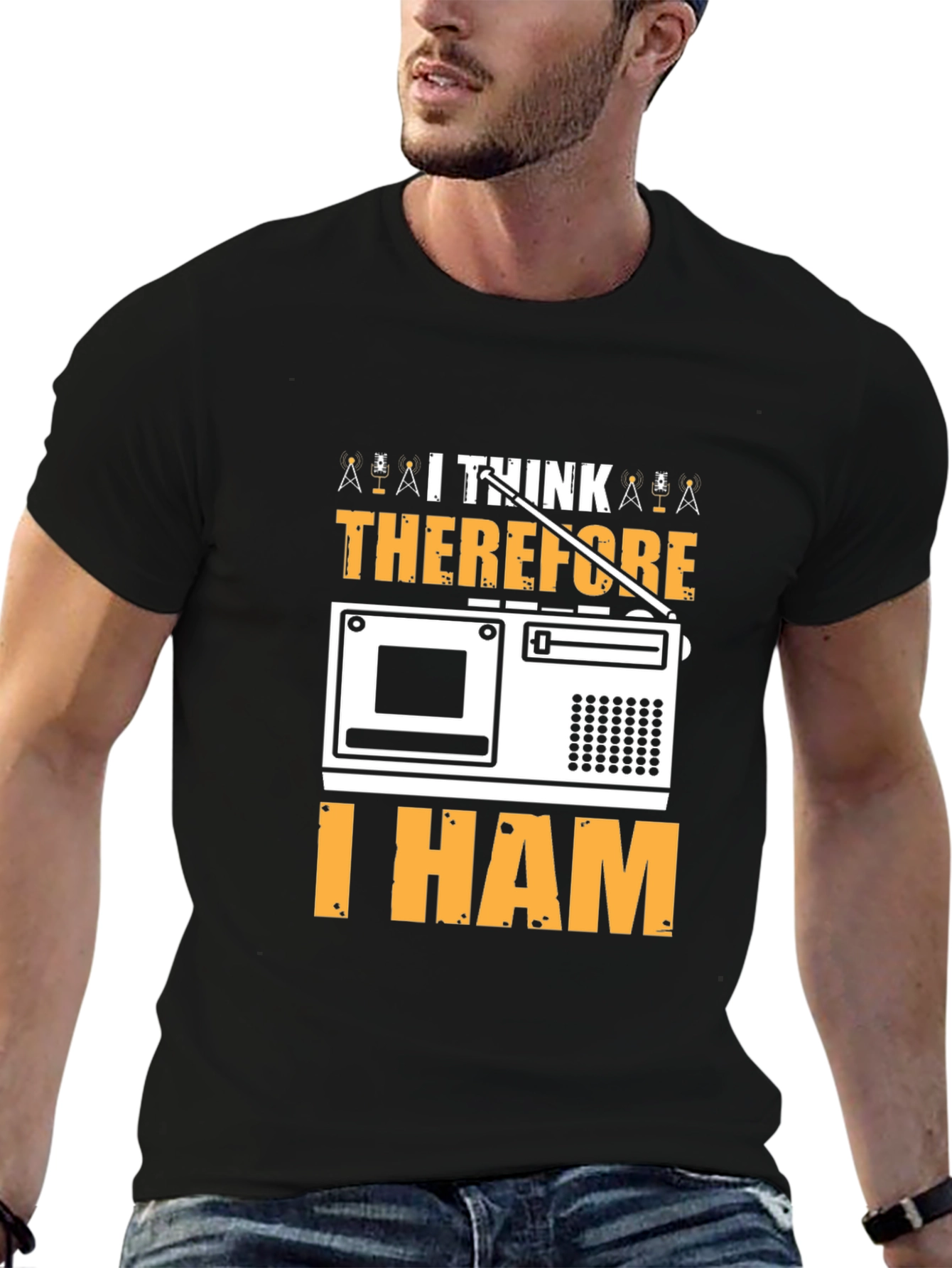 I Think Therefore I HAM Radio T-Shirt