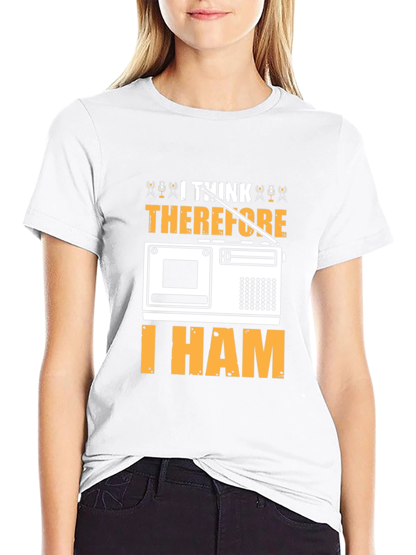 I Think Therefore I HAM Radio T-Shirt