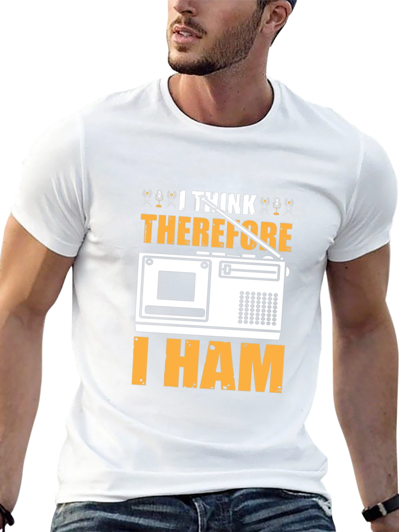 I Think Therefore I HAM Radio T-Shirt
