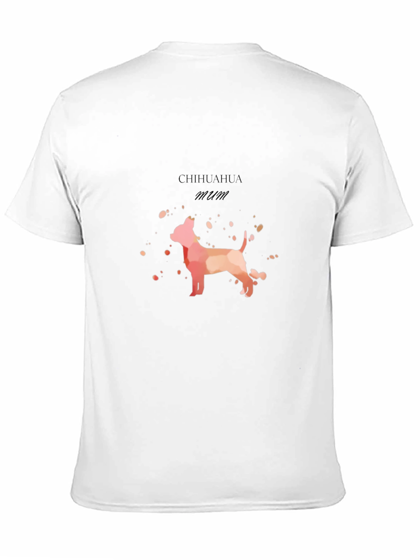 Chihuahua Mum Graphic T-Shirt - Black