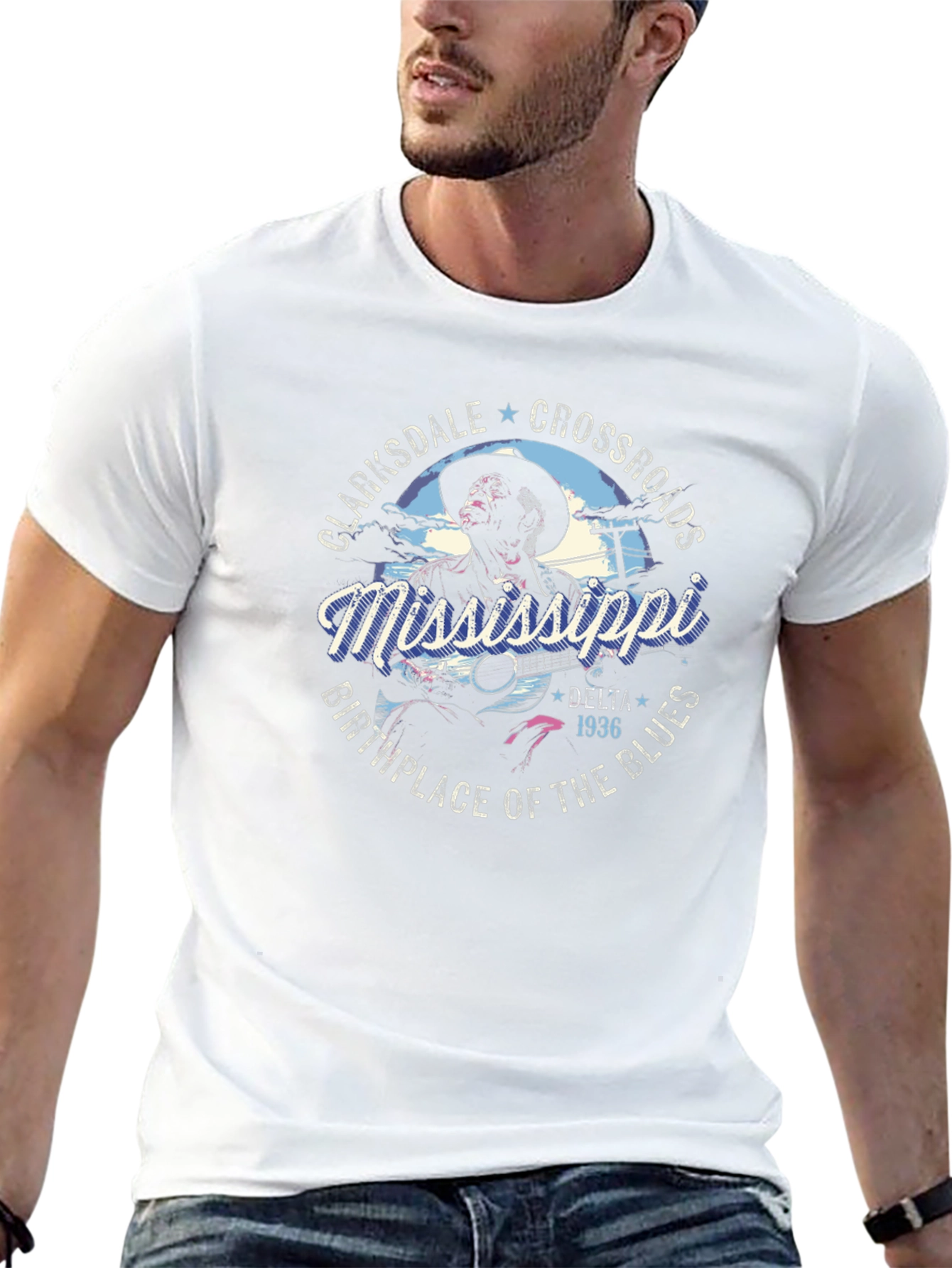 Clarksdale Mississippi Delta Blues T-Shirt