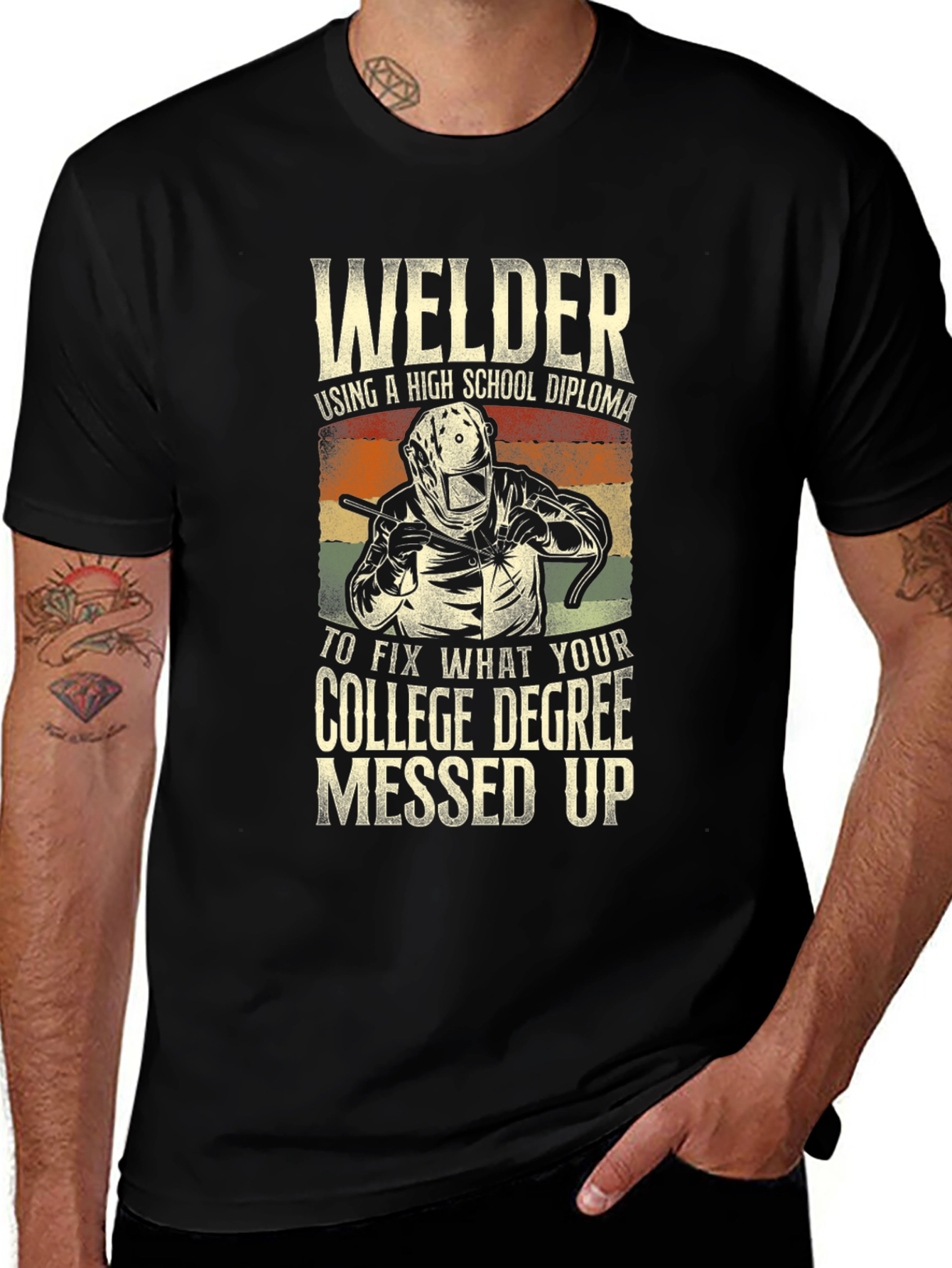Welder High School Diploma T-Shirt