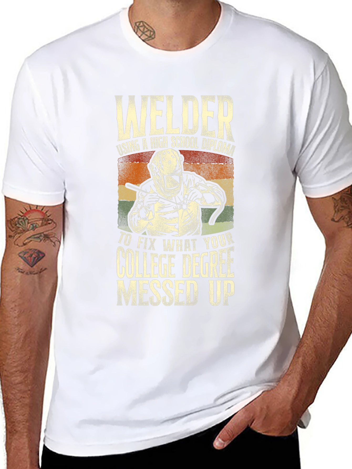 Welder High School Diploma T-Shirt
