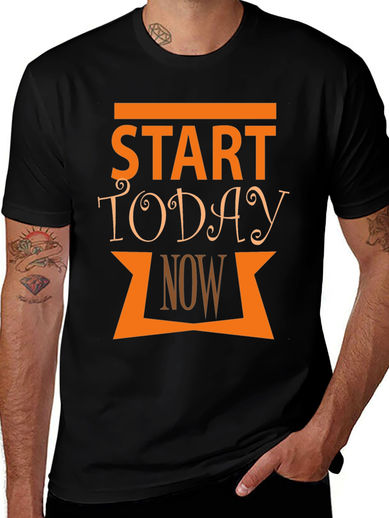 Start Today Now Graphic T-Shirt