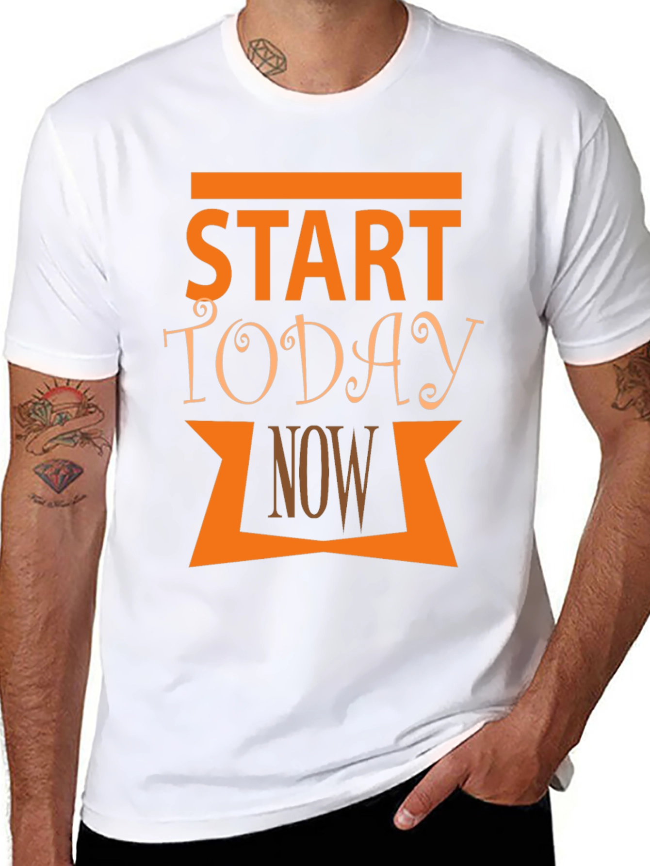 Start Today Now Graphic T-Shirt
