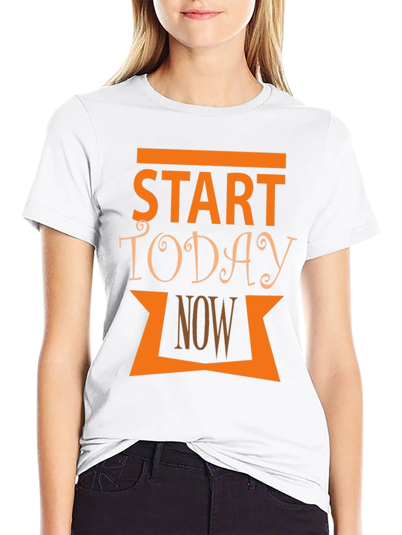 Start Today Now Graphic T-Shirt