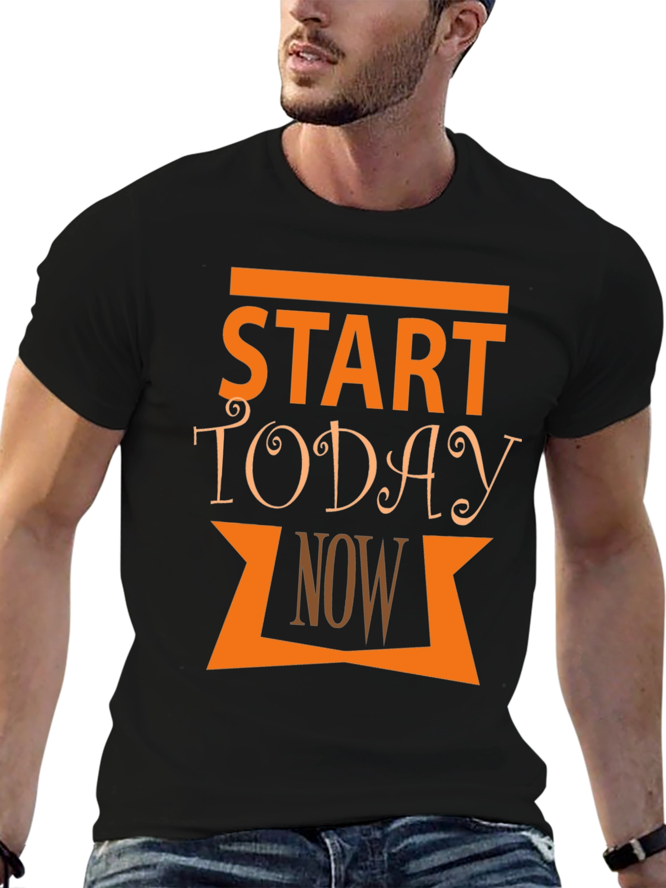 Start Today Now Graphic T-Shirt