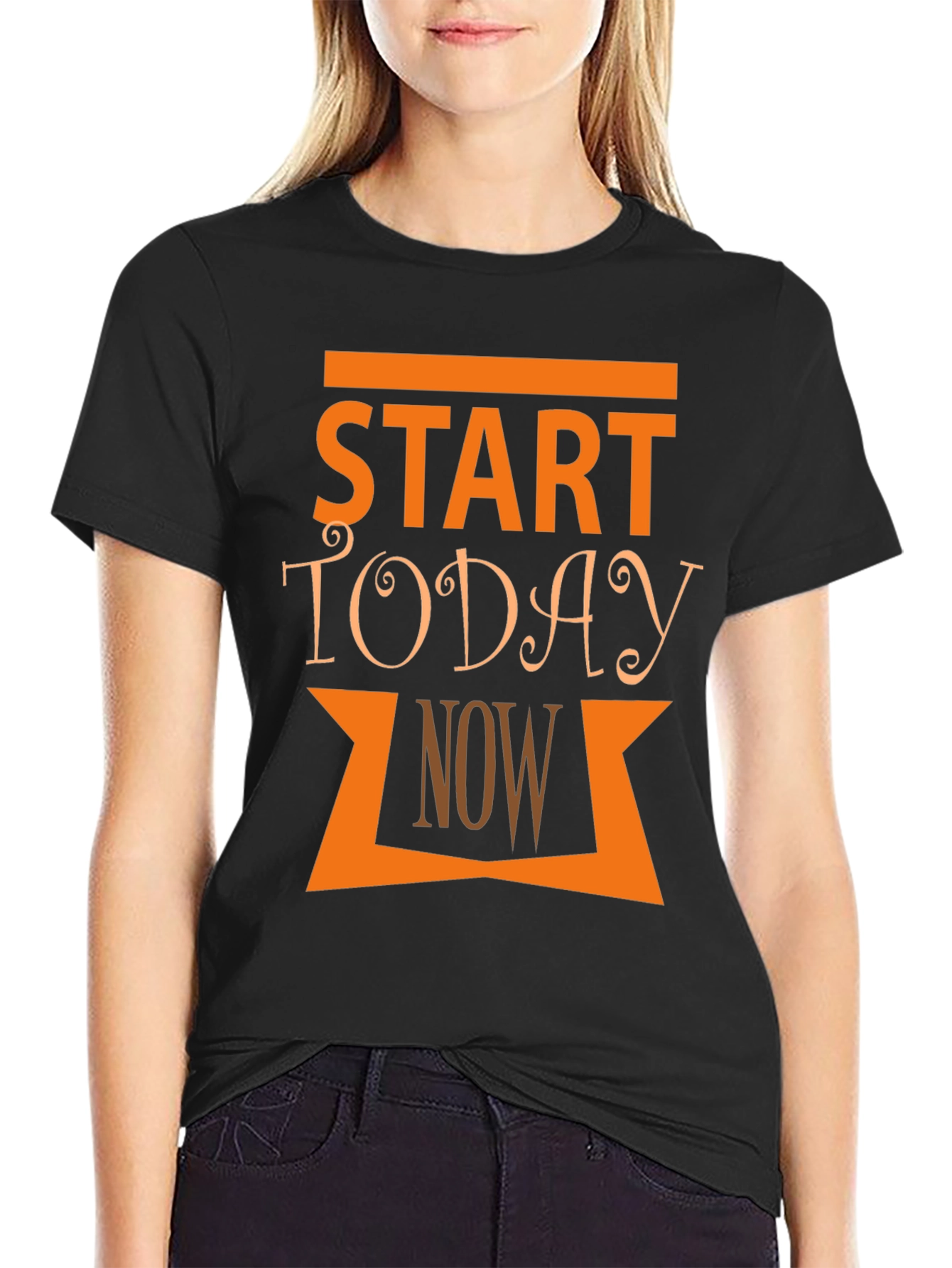 Start Today Now Graphic T-Shirt
