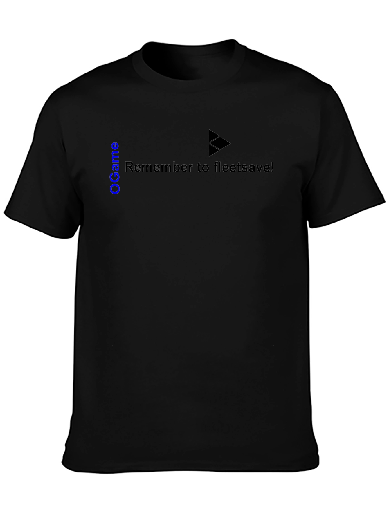 Ogame Fleet Save T-Shirt - Black