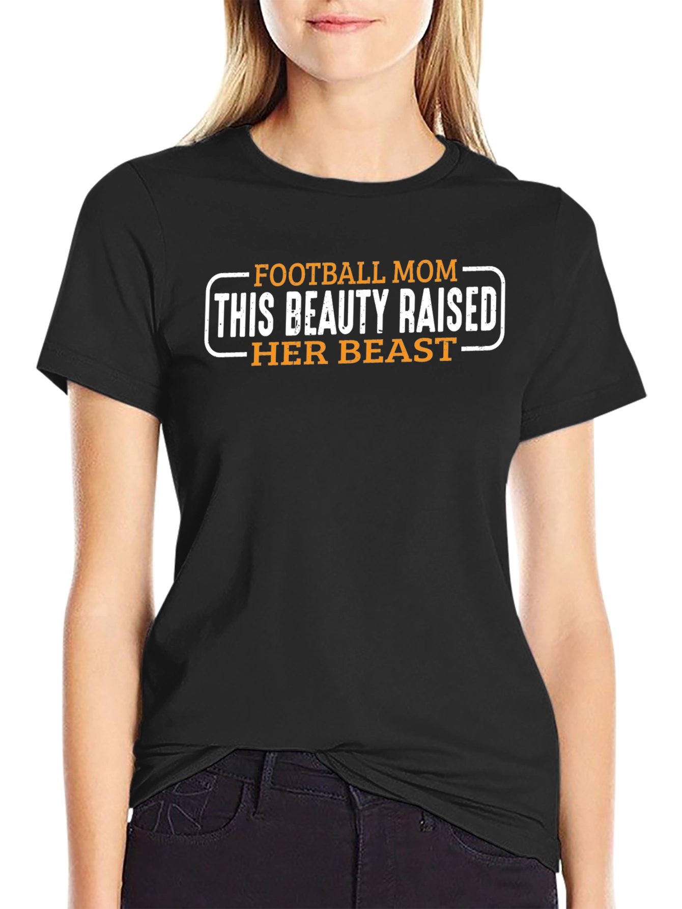 Football Mom Graphic T-Shirt
