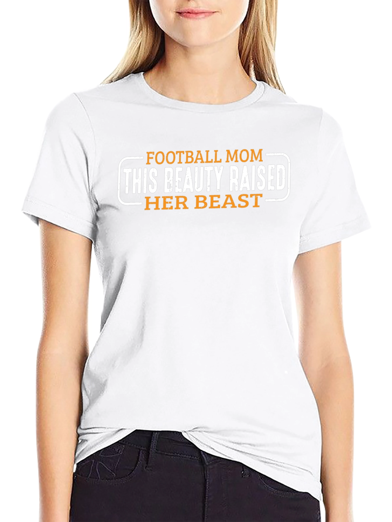 Football Mom Graphic T-Shirt
