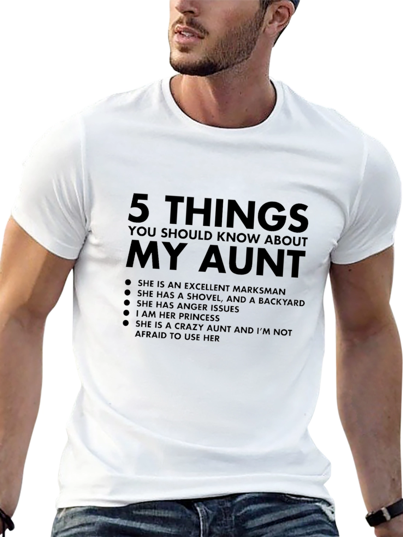 My Aunt T-Shirt: Excellent Markswoman - Crazy Aunt