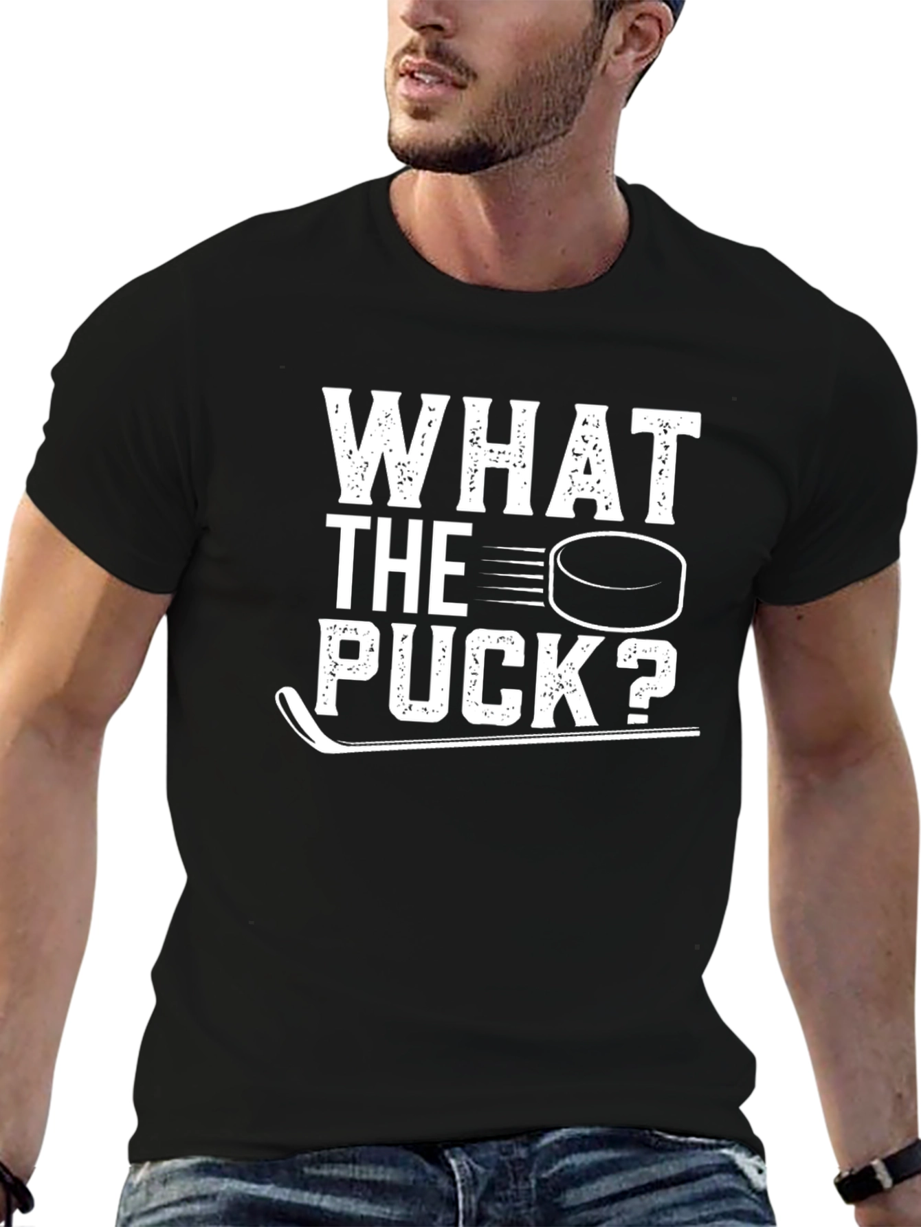 What the Puck? Hockey Graphic Tee