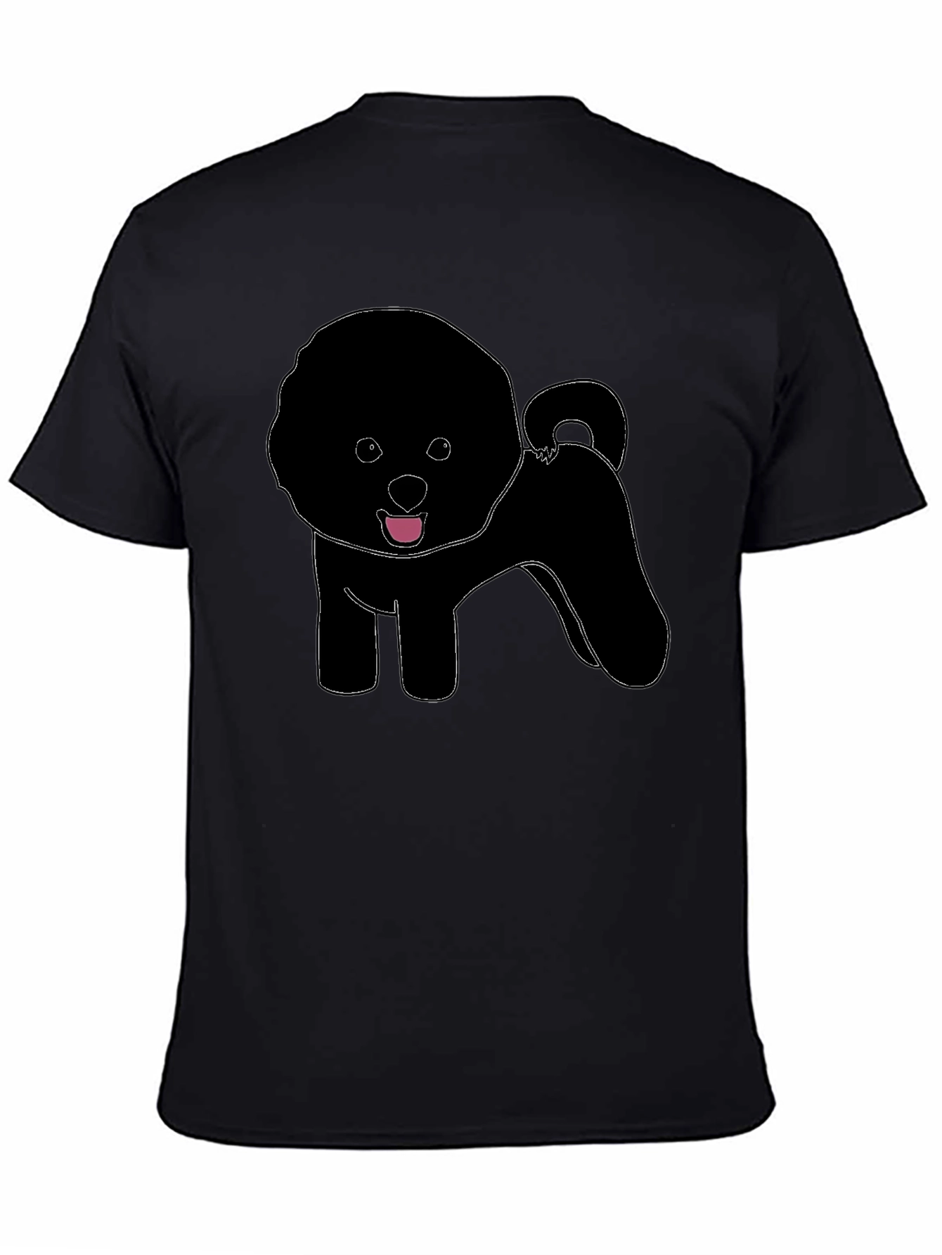 Black Dog Silhouette T-Shirt