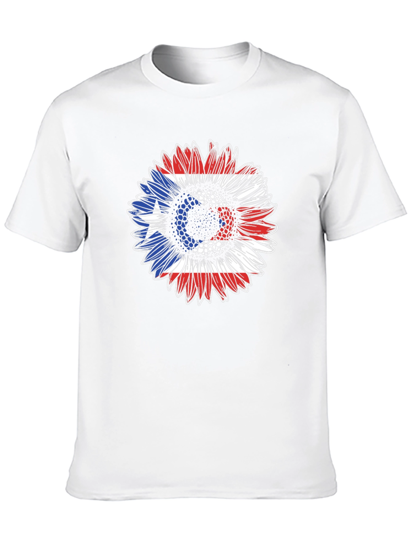 Puerto Rico Flag Sunflower Graphic Tee