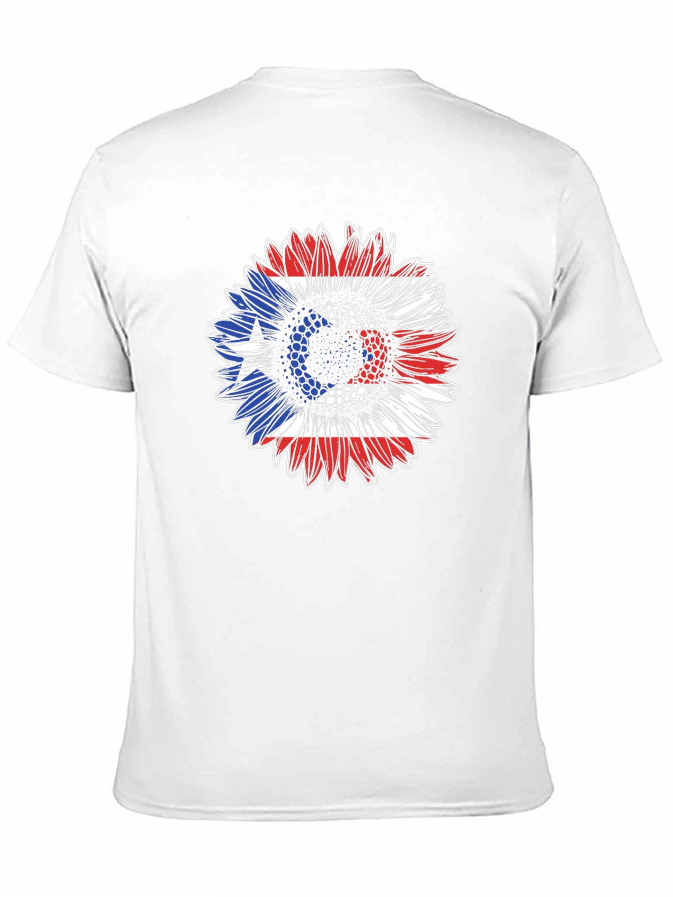 Puerto Rico Flag Sunflower Graphic Tee