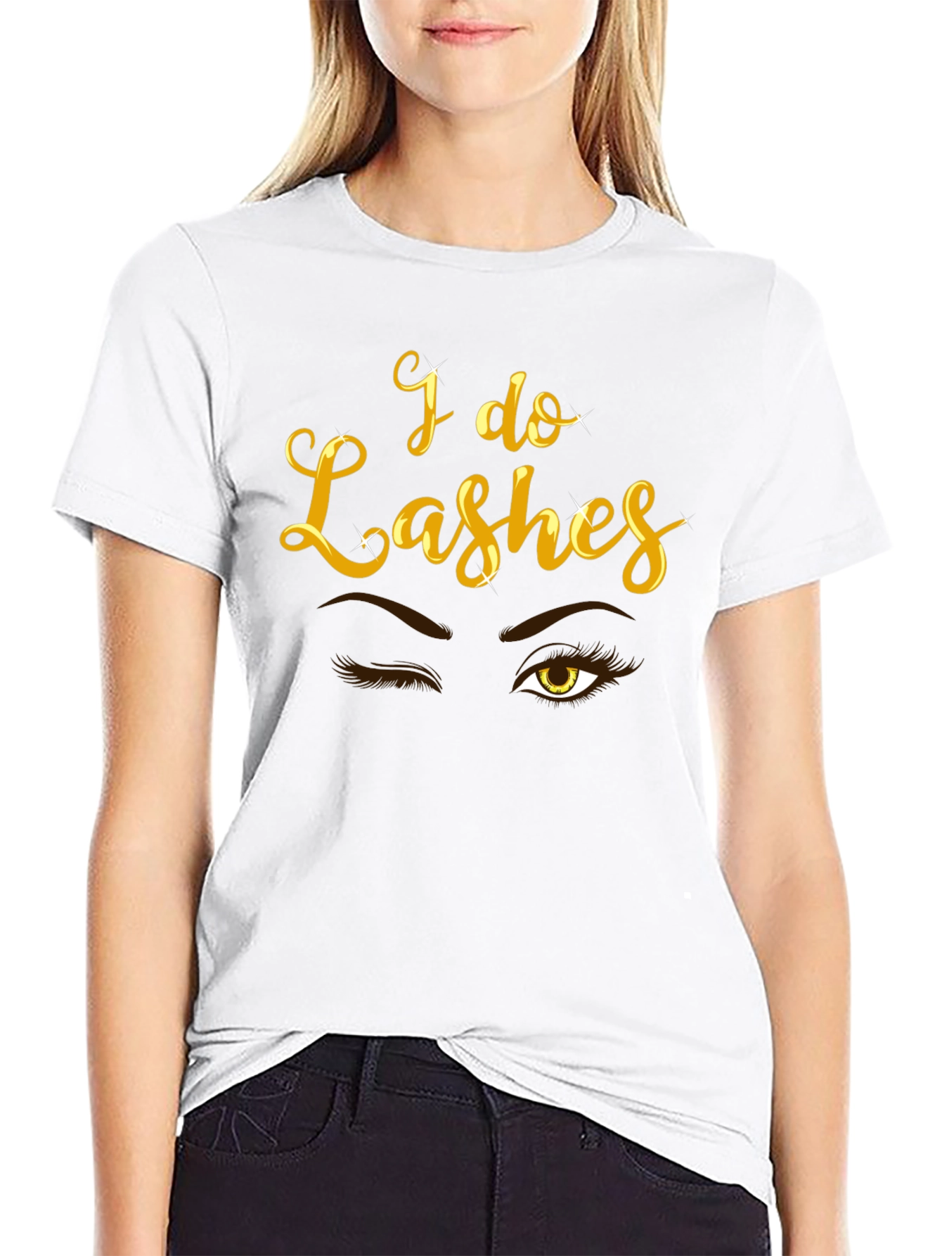I Do Lashes Graphic Tee
